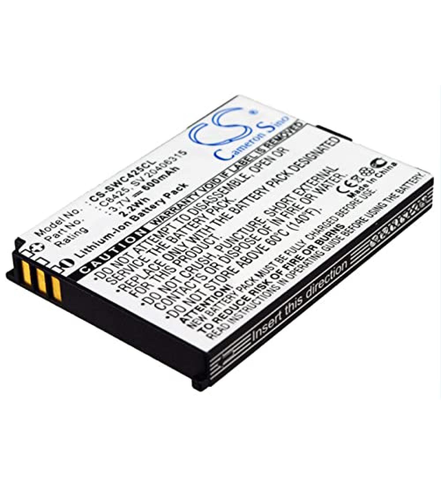Replacement Battery for Swissvoice eSense & eSense Coloe E - 600mAh 3.7V - Compatible with SV 20406288 C8425 SV 20406315 - Buy Online on SooperMarket.com