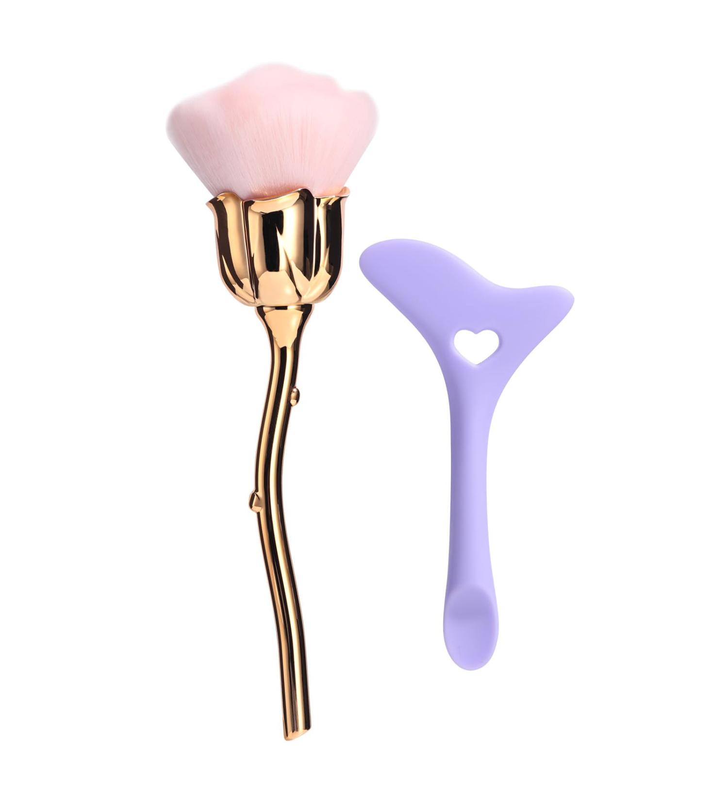 BS-MALL Powder Brush Set - Rose Flower Shape Foundation & Eye Makeup Tools for Flawless Application | International Shipping Available - Buy Online on SooperMarket.com