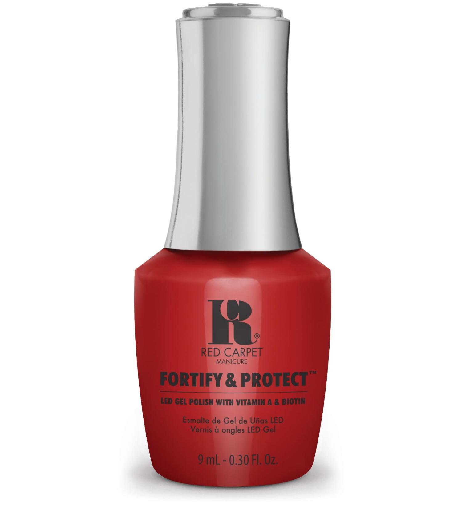 Red Carpet Manicure Fortify & Protect: Long-Lasting Gel Nail Polish with Vitamin A & Biotin - All Bundled Up for International Shipping - Buy Online on SooperMarket.com