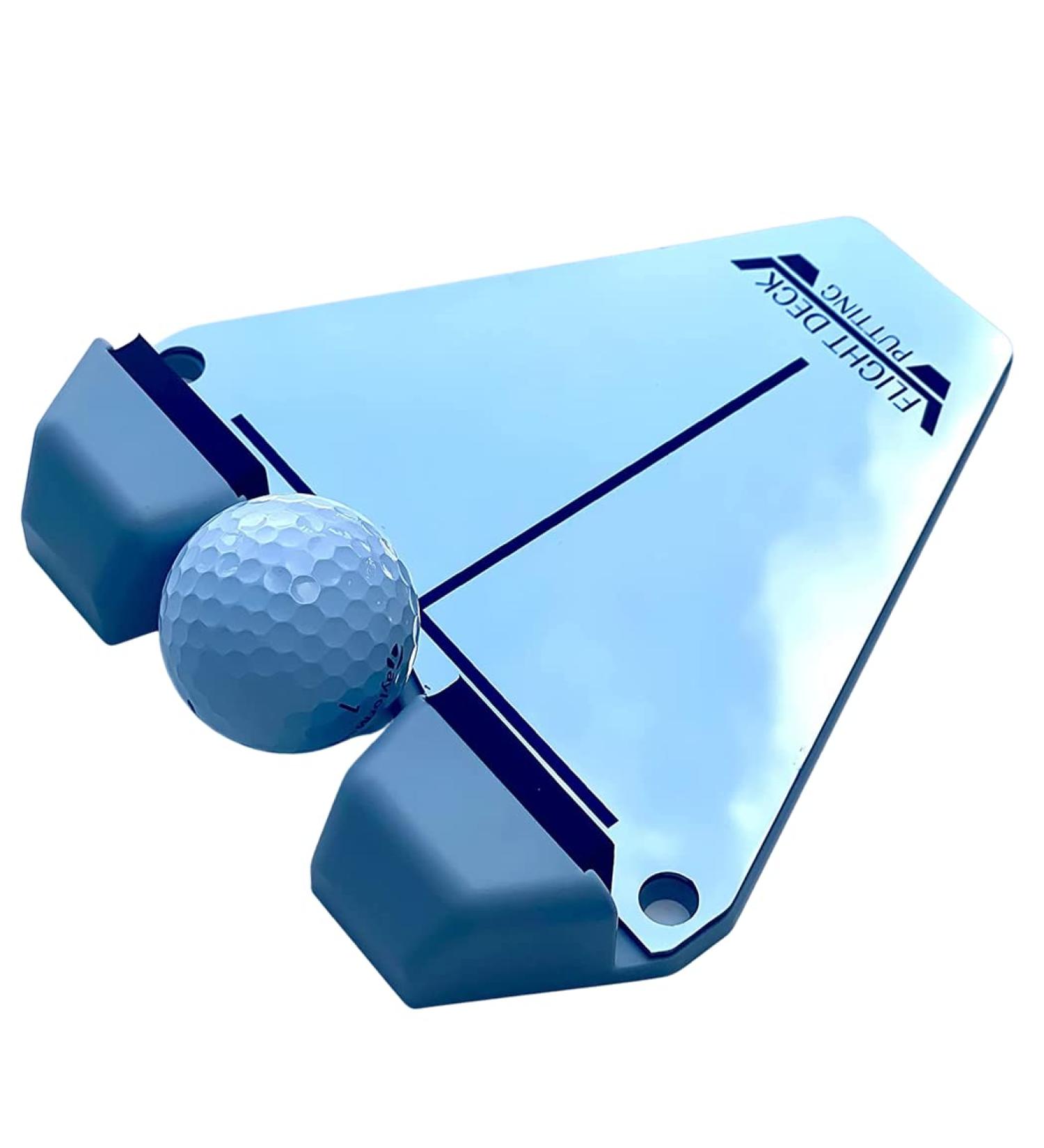 Flight Deck Putting-KIT: 3-in-1 Golf Training Aid with Impact Trainer, Mirror, and Alignment Tools for Precision Putting - USA Made - Buy Online on SooperMarket.com