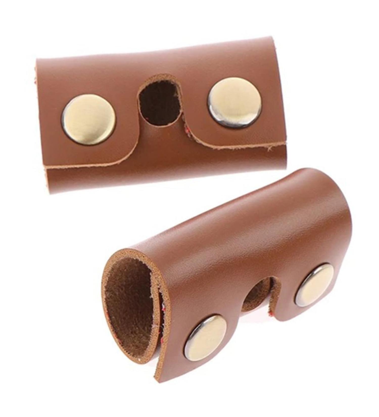 MusiSaly Men's Razor Set - 2 Pieces with Leather Case | Premium Shaving Experience Portable & Stylish 8.5x4.5cm - Buy Online on SooperMarket.com