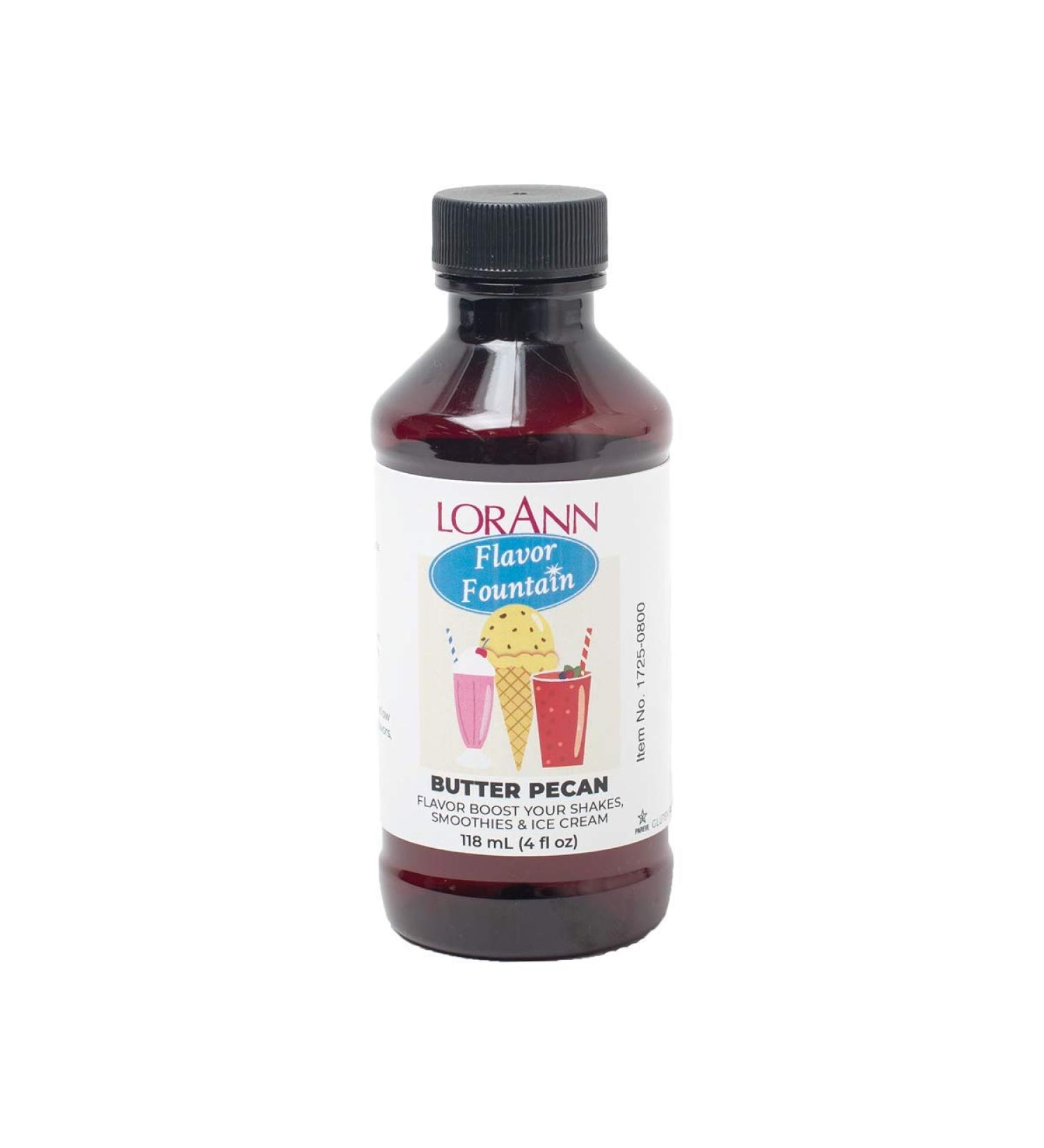 LorAnn Butter Pecan Flavor Fountain - 4 oz Bottle - Buy Online on SooperMarket.com