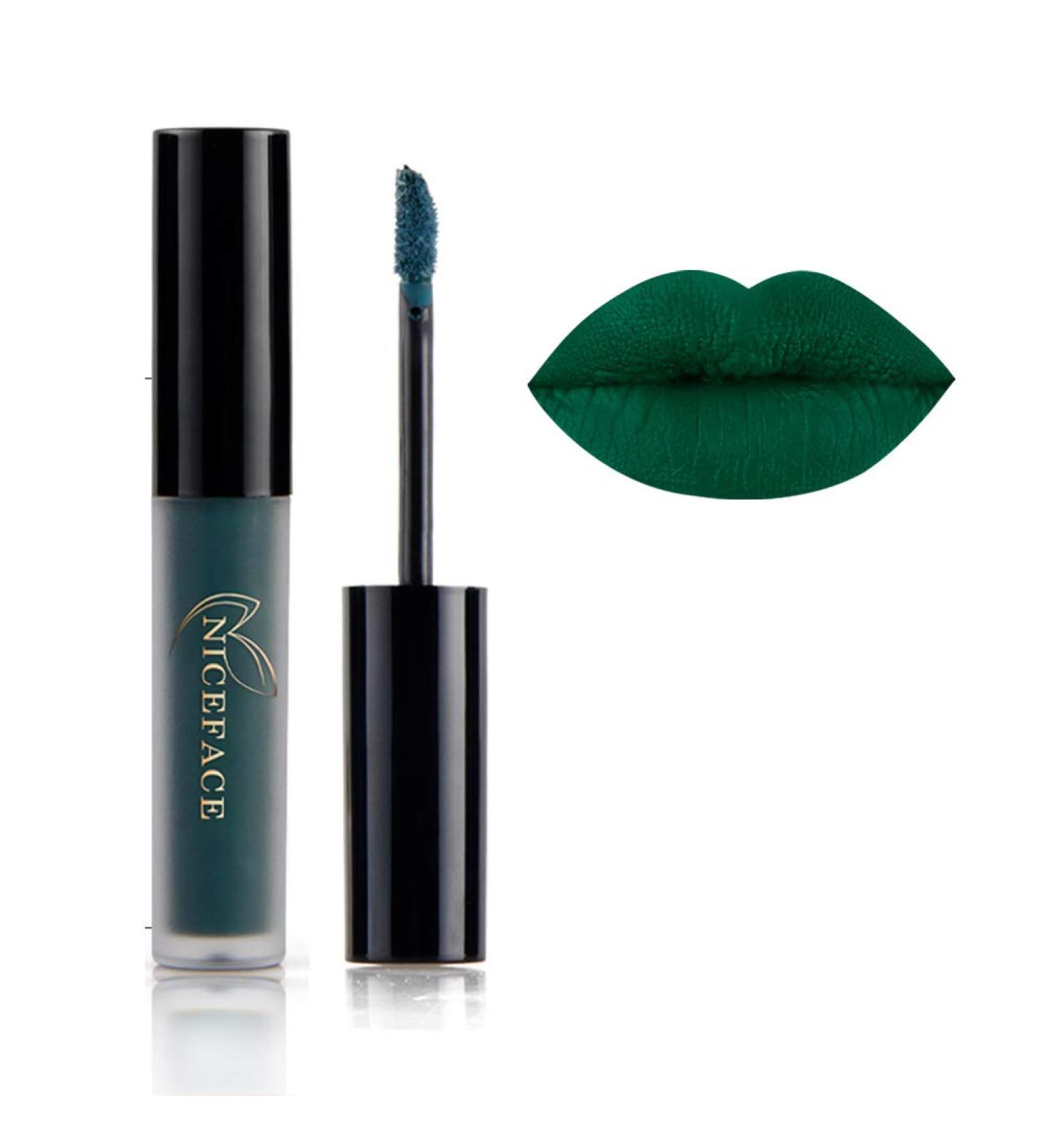 GL-Turelifes Halloween Matte Liquid Lipstick - Long Lasting Non-Stick Green Lip Gloss for Masquerade & Cosplay Makeup - Buy Online on SooperMarket.com