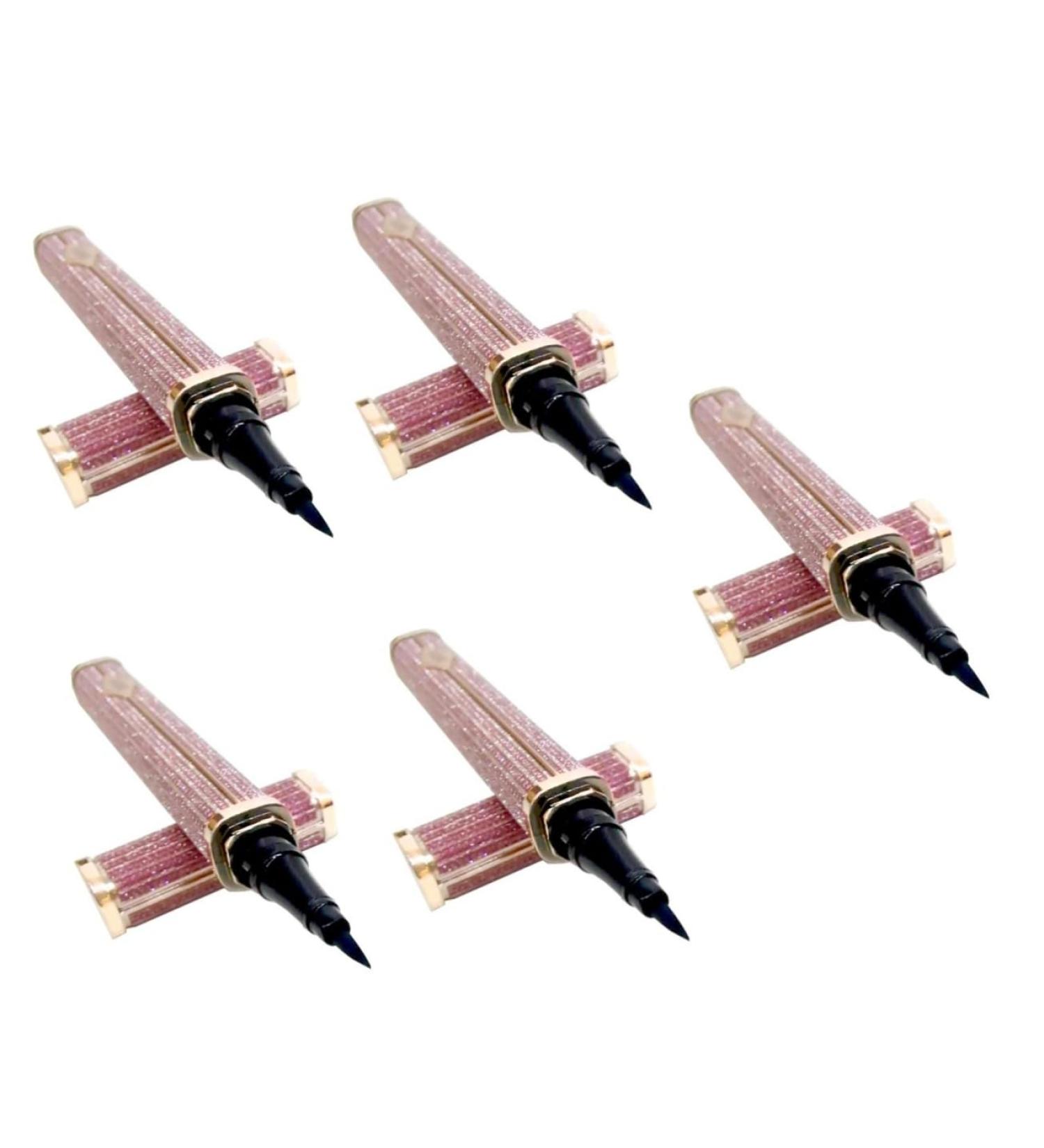 Healeved 5pcs Eyeliner Liquid Liner Black Eye Liner Pencils Eyelash Glue Pen Eye Makeup Pink Skinned - Buy Online on SooperMarket.com