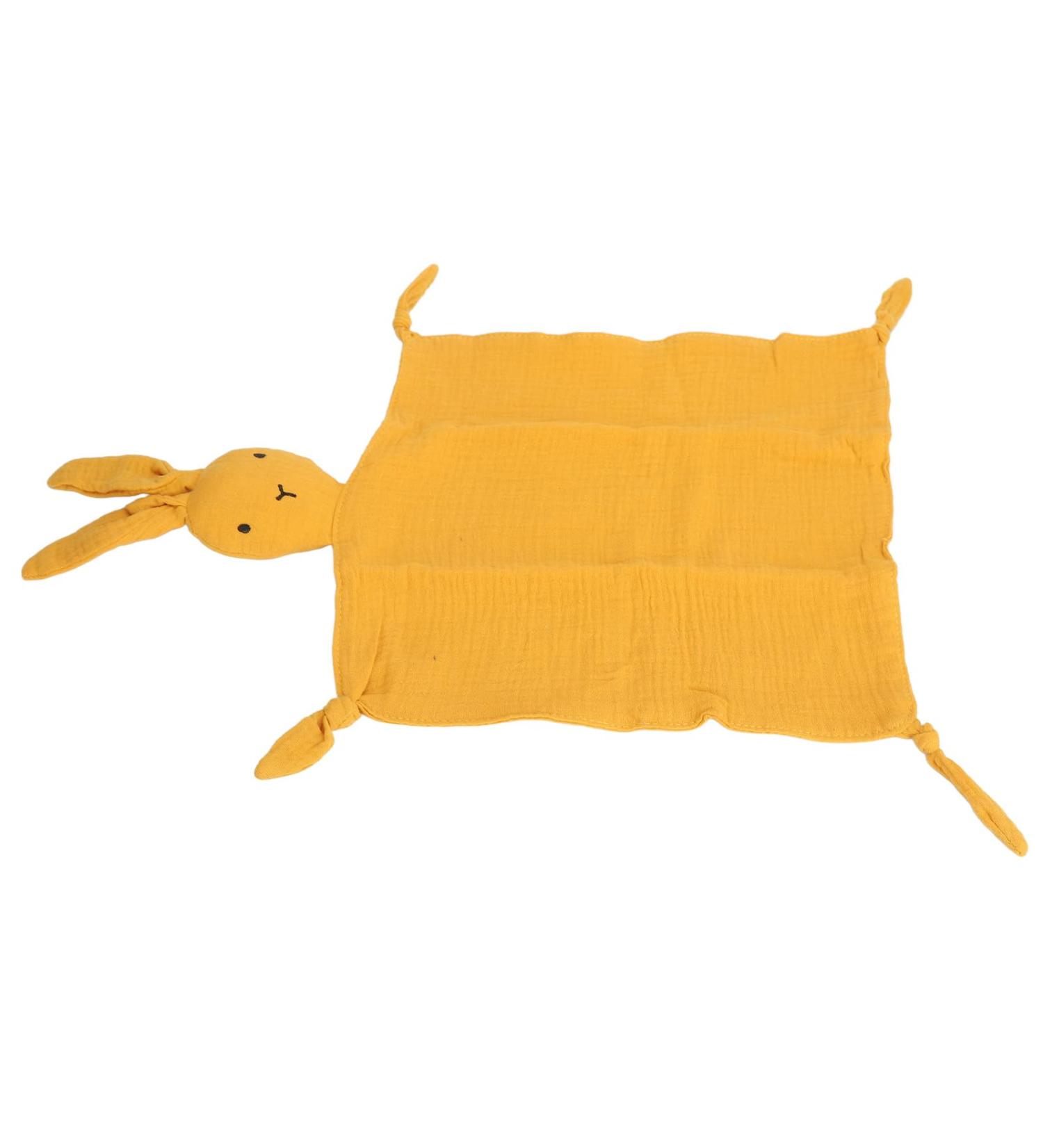 Buy Bunny Lovey Blanket | Yellow Bunny Comforter for Kids | Soft & Compact Baby Blanket - Buy Online on SooperMarket.com