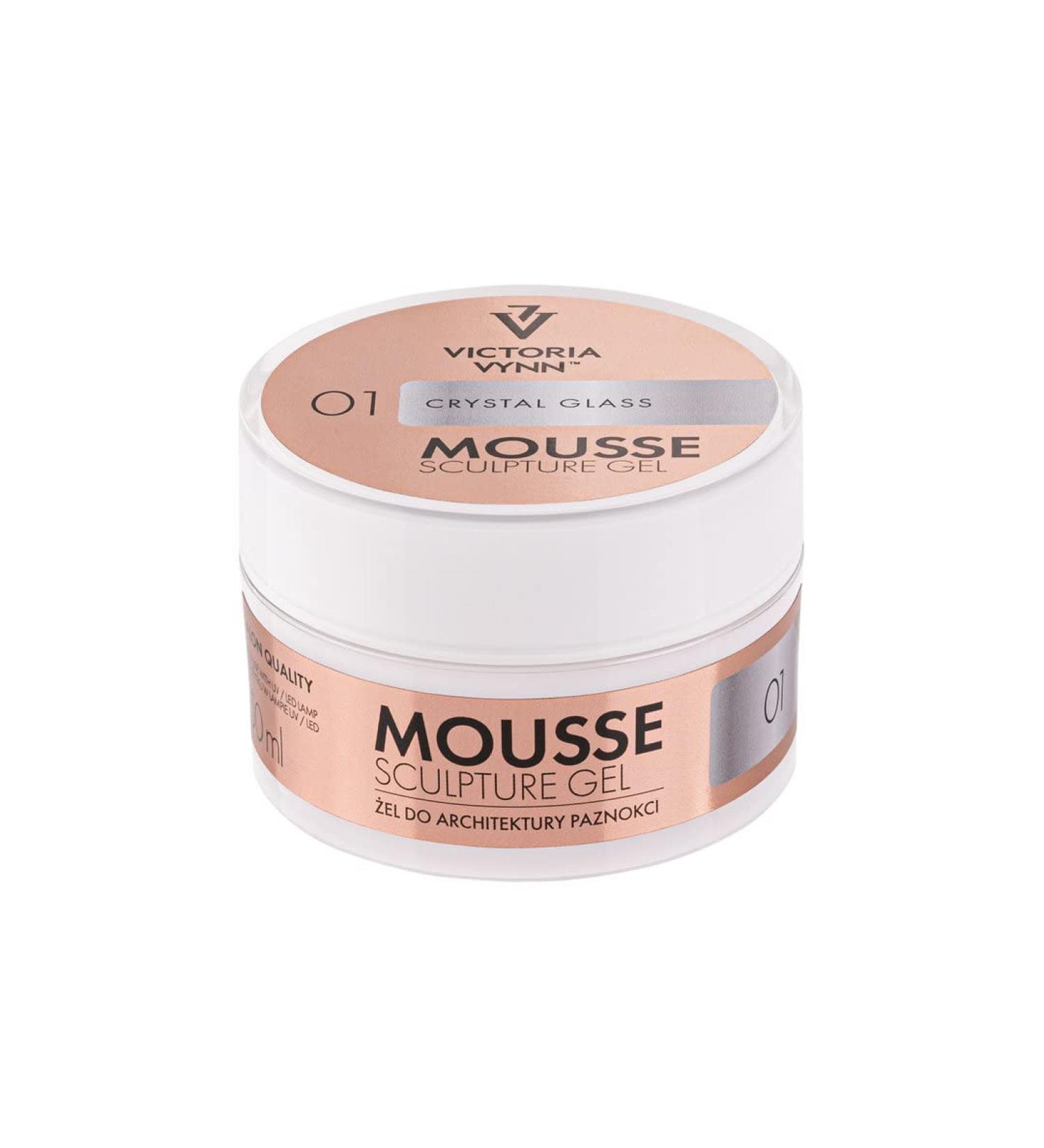 Victoria Vynn MOUSSE SCULPTURE GEL 50 ML 01 Crystal Glass