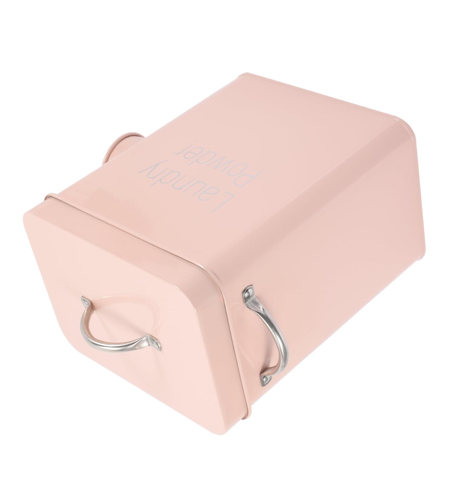 Box washing powder bucket food containers metal laundry powder tin metal laundry powder holder iron - Buy Online on SooperMarket.com
