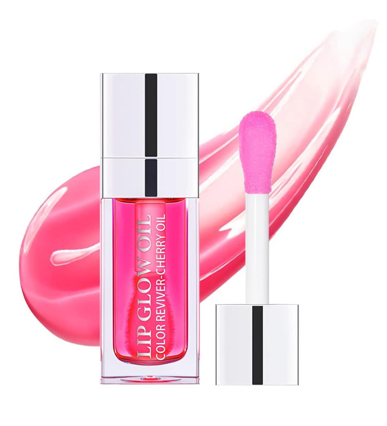 ZARICS Plumping Lip Oil - Raspberry Tinted Lip Balm for Hydrating and Nourishing Lip Care - Buy Online on SooperMarket.com