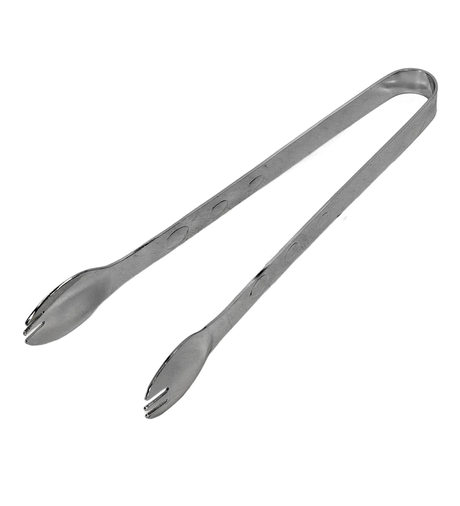 Premium Stainless Steel Long Kitchen Tweezers - Versatile Precision Toothed Tips for Cooking - Buy Online on SooperMarket.com