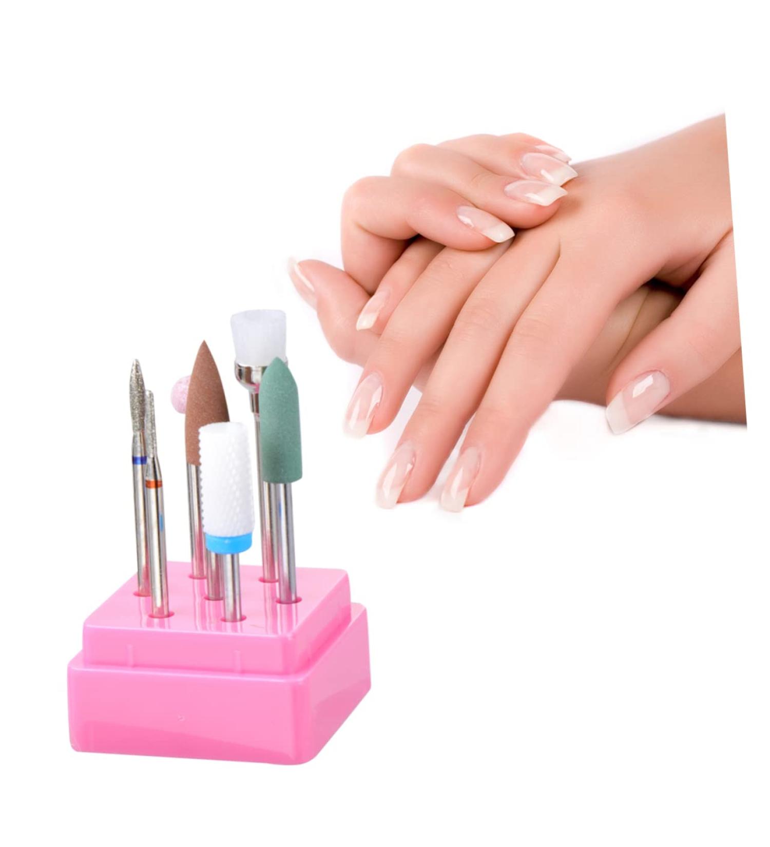 1 Set Ceramic nail bits Carbide Cuticle Cleaner nail Drill Replacement Bits diamond drill bits false Electric Nail Files Drill bit nails gel nail drill tool hard polisher to rotate 3 3 6cm Assorted Color As Shown 4 - Buy Online on SooperMarket.com