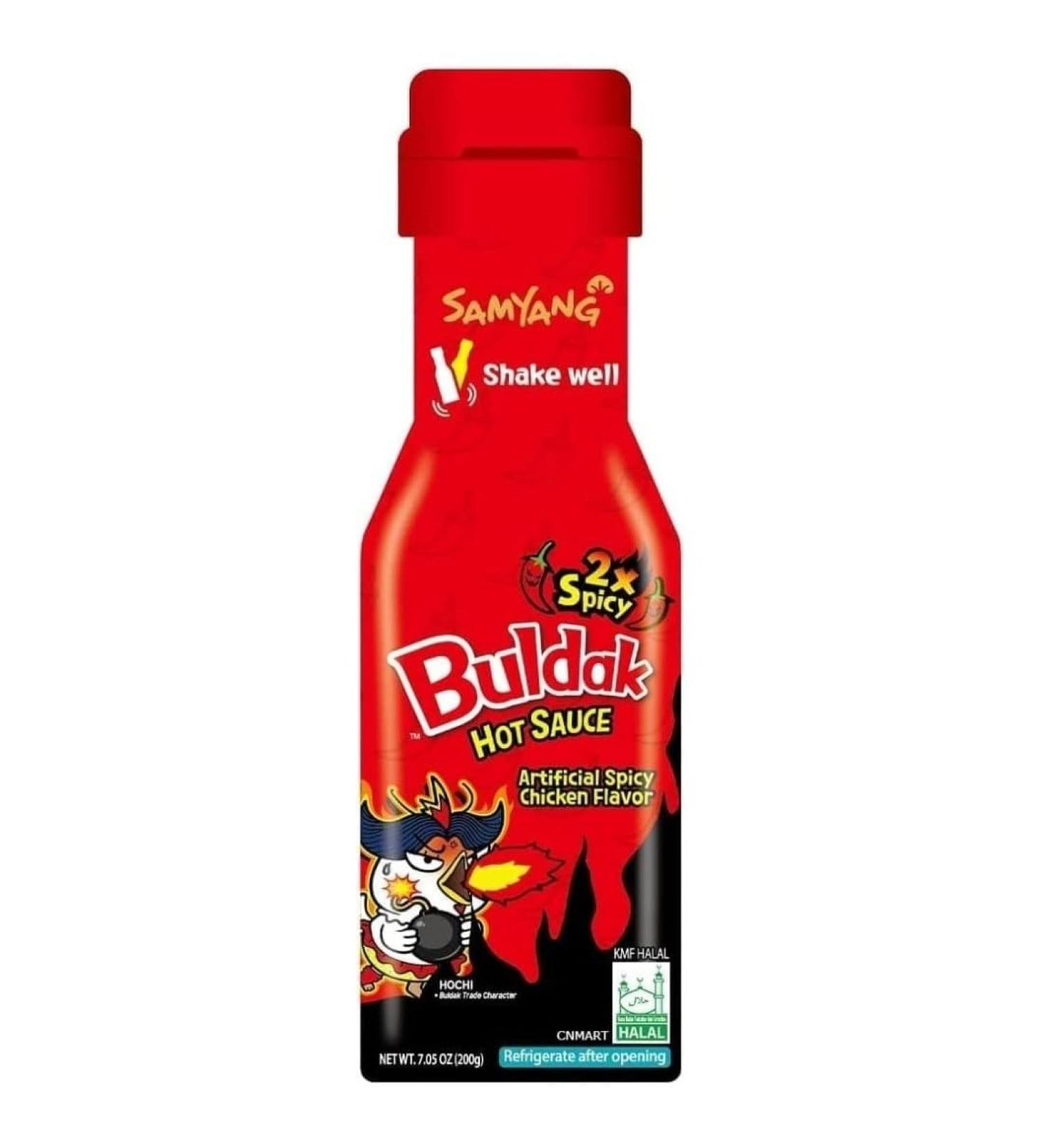 CNMART Samyang 2x Spicy Hot Chicken Extremely Spicy Buldak Sauce Halal 200g - Buy Online on SooperMarket.com