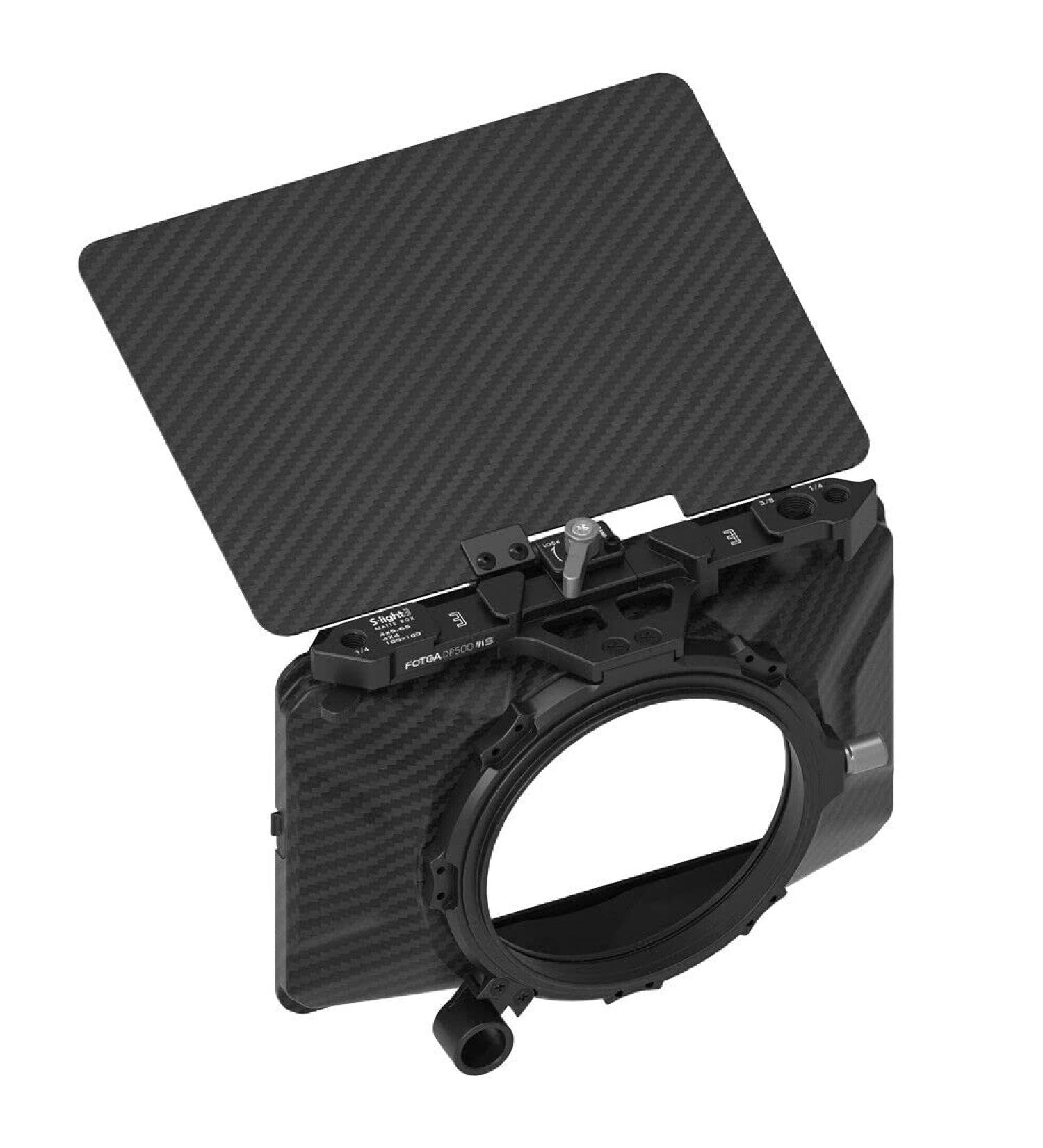 Runshuangyu Mini Lightweight Matte Box with Top Flag for DSLR Mirrorless Camera | Clamp-On, 4x4 4x5.65 Filter Compatible (Basic Version) - Buy Online on SooperMarket.com
