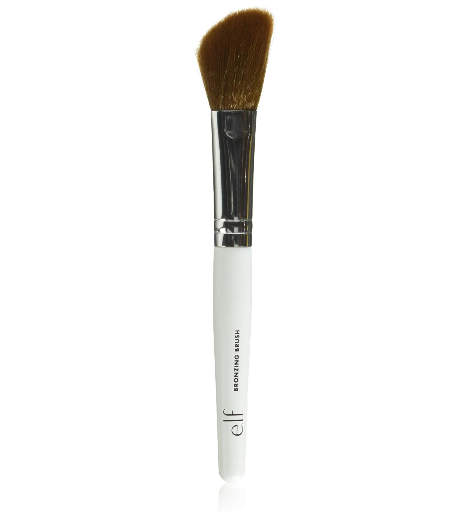 e.l.f. Cosmetics Bronzing Brush - Angled Synthetic Bristles for Perfect Contouring and Shaping - International Shipping Available - Buy Online on SooperMarket.com
