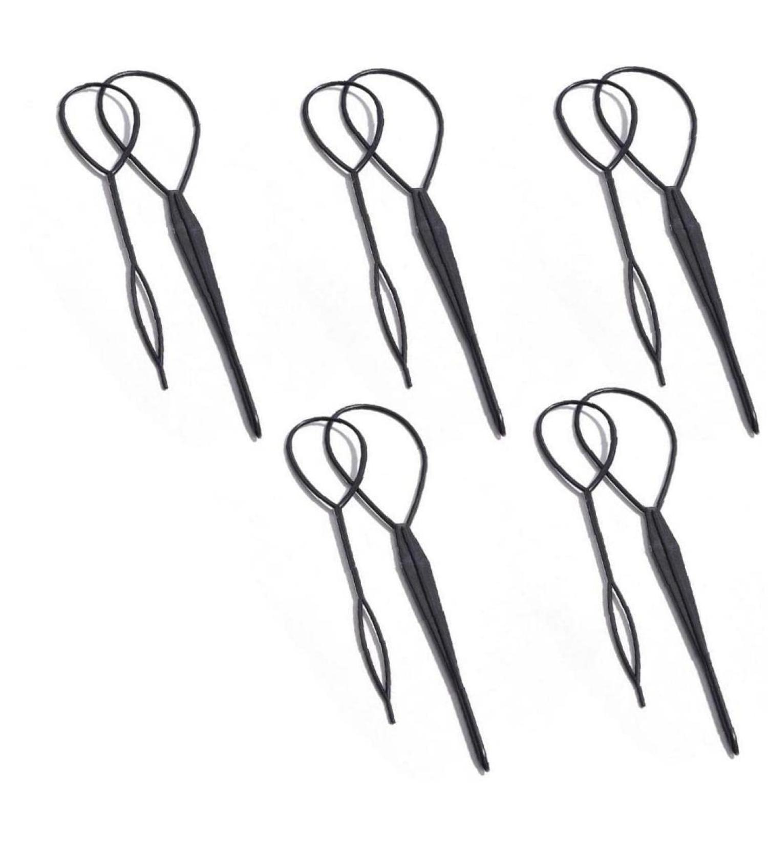 PiniceCore 10Pcs Hair Braid Accessories - Ponytail Styling Maker Clip & Topsy Tail Loop Kit for Perfect Ponytails - Buy Online on SooperMarket.com