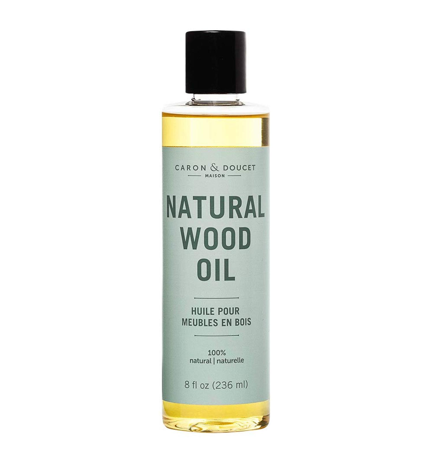 Caron & Doucet Natural Wood Conditioning Oil - 100% Plant Based & Orange Scented - 8oz - For Natural Wood Furniture - Buy Online on SooperMarket.com