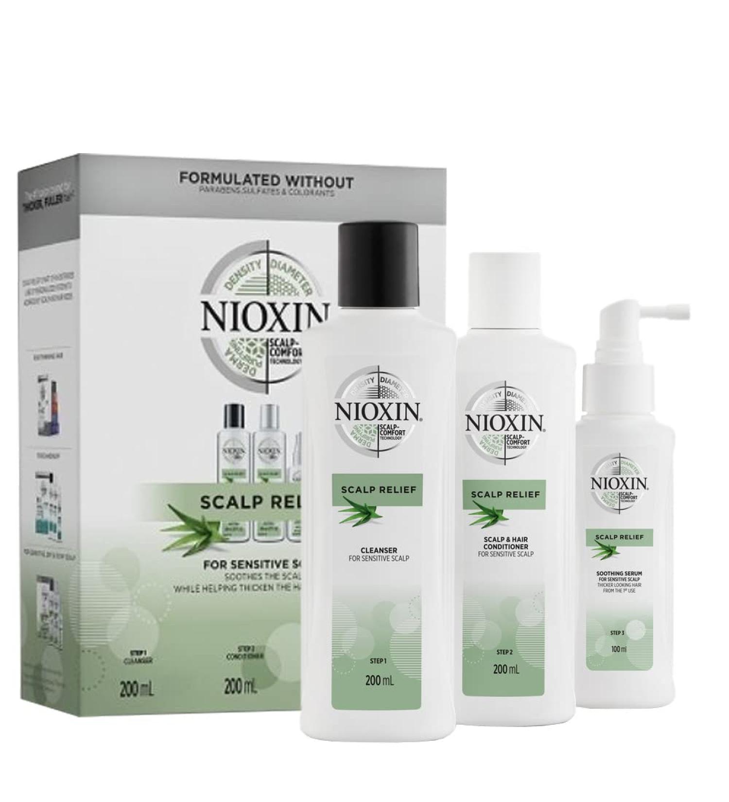 Nioxin Scalp Relief Kit 200ml+200ml +100ml