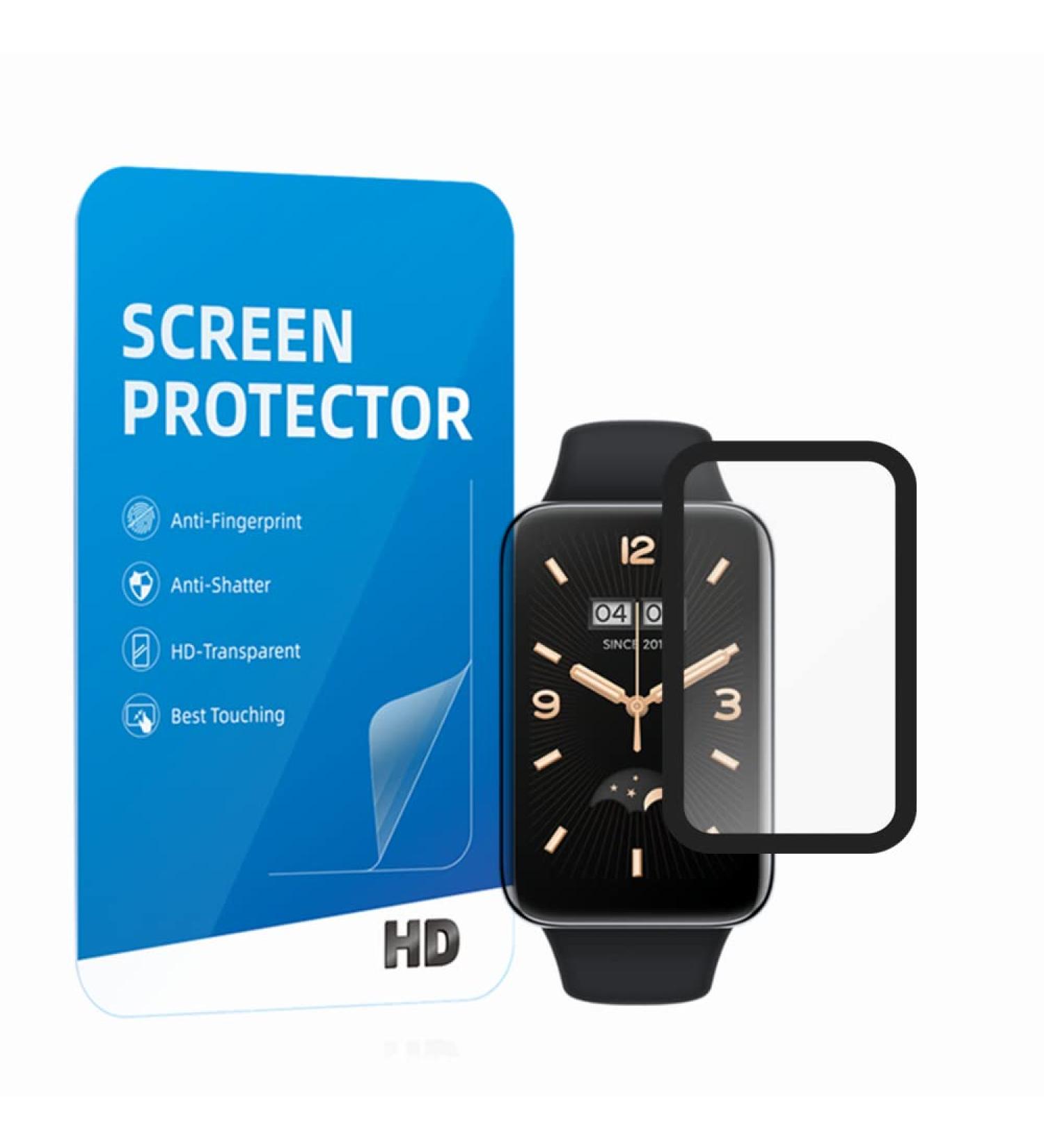 MIHENCE 3PCS Xiaomi Mi Band 7 Pro Screen Protector - Full Coverage 3D Case with Curved Edge TPU Film - Buy Online on SooperMarket.com