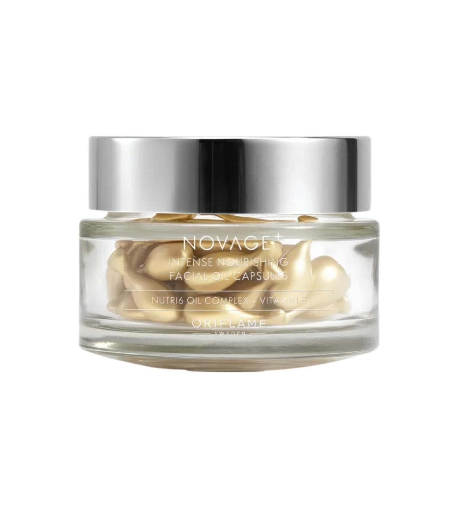 Oriflame NovAge Nutri6 Facial Oil Capsules - Premium Mix of 6 Nourishing Oils for Radiant Skin - Buy Online on SooperMarket.com