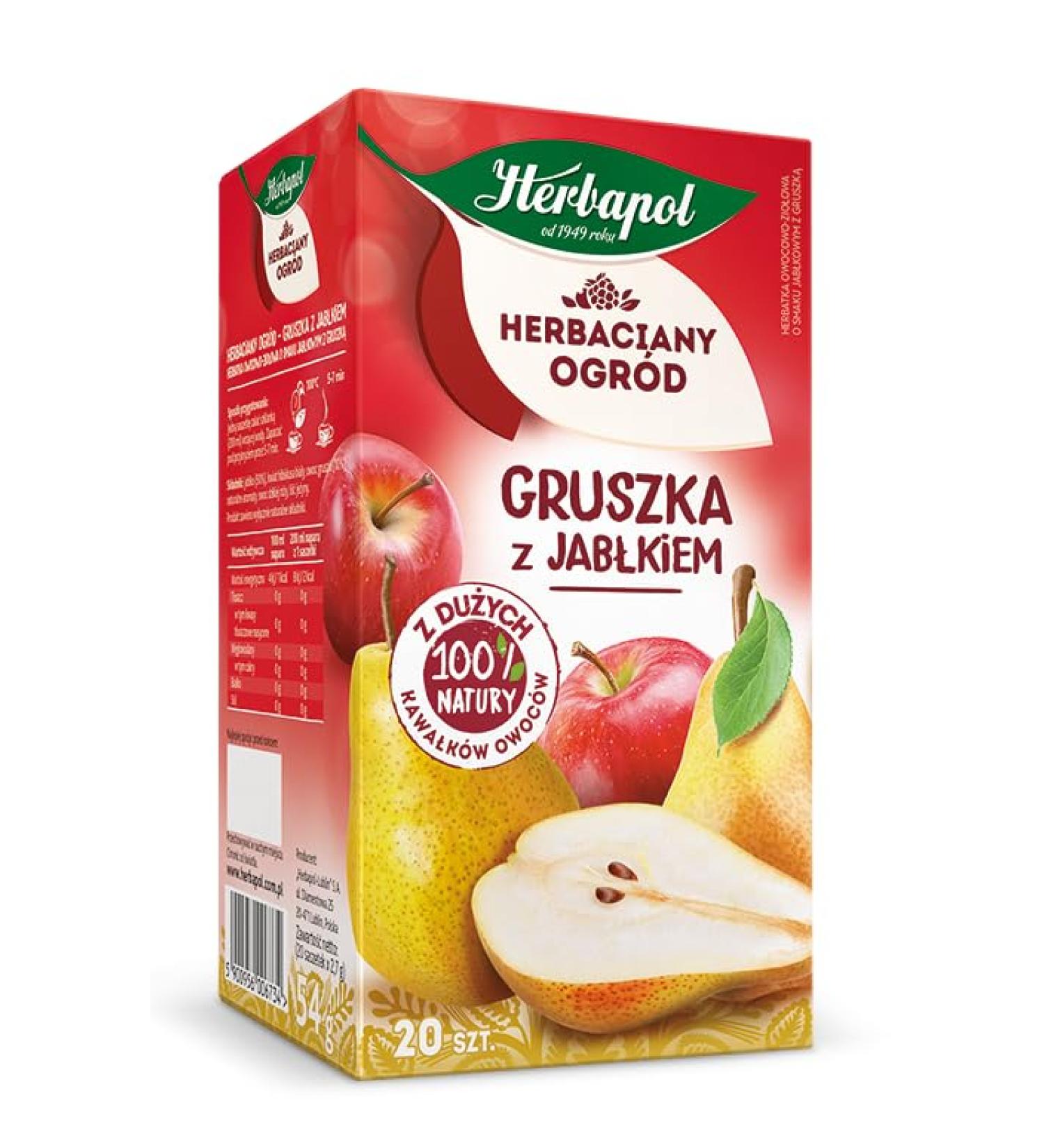 Apple & PearTea Natural Pure And Refreshing Herbal Fruit Infusion Herbapol