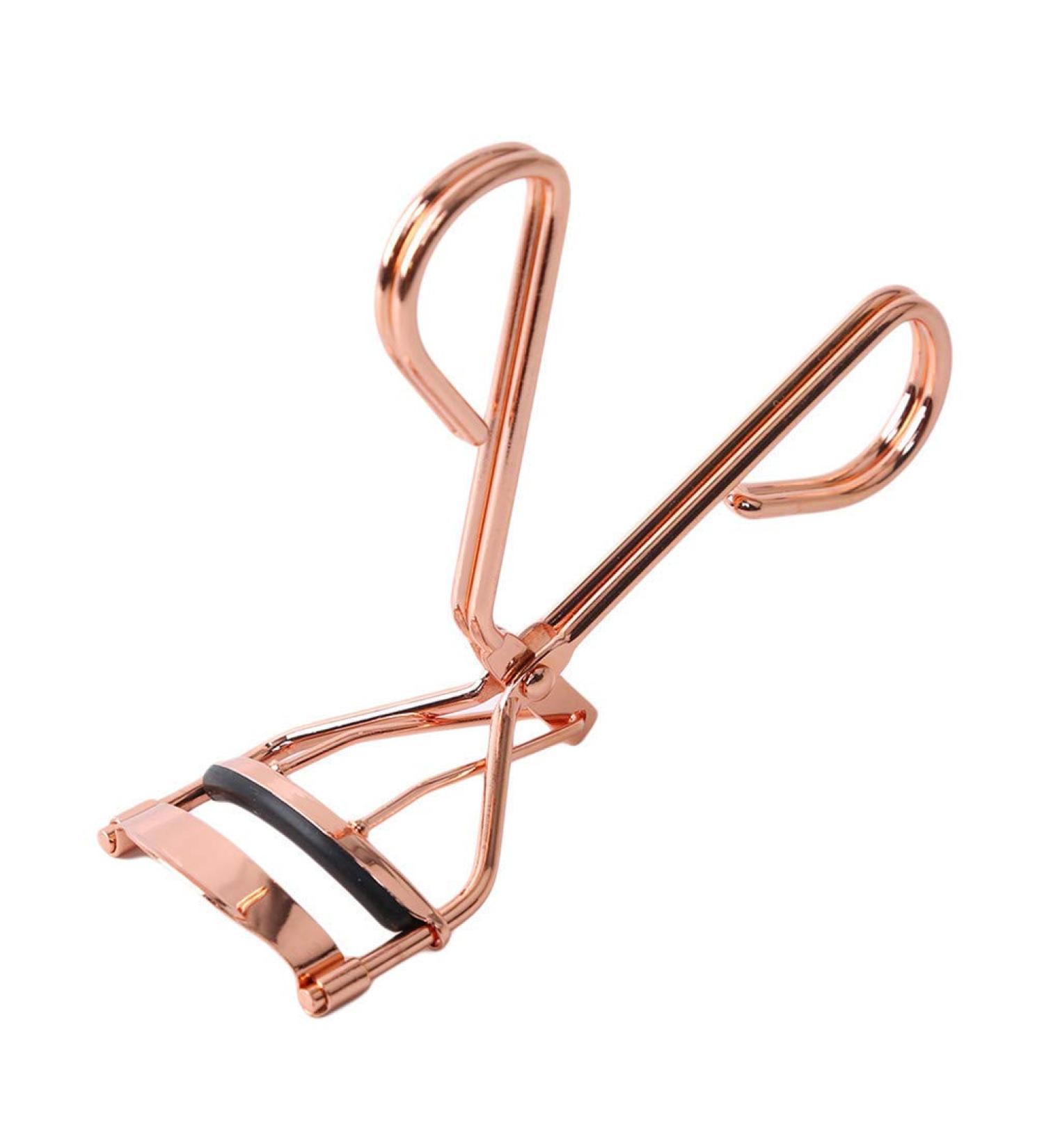 U-K Useful Processed Professional Rose Gold Eyelash Curler Eye Lashes Curling Clip Cosmetic Makeup Tools Accessories - Buy Online on SooperMarket.com