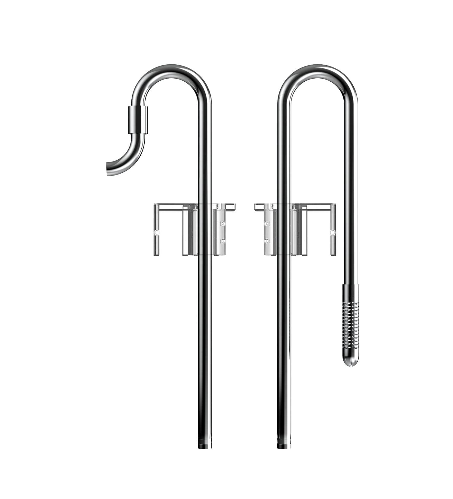 Fzone Stainless Steel Lily Pipe Inlet & Outlet - Perfect for 12/16mm Aquarium Filter Hoses & Plant Tanks - Acrylic Tube Attachment (12mm) - International Shipping - Buy Online on SooperMarket.com