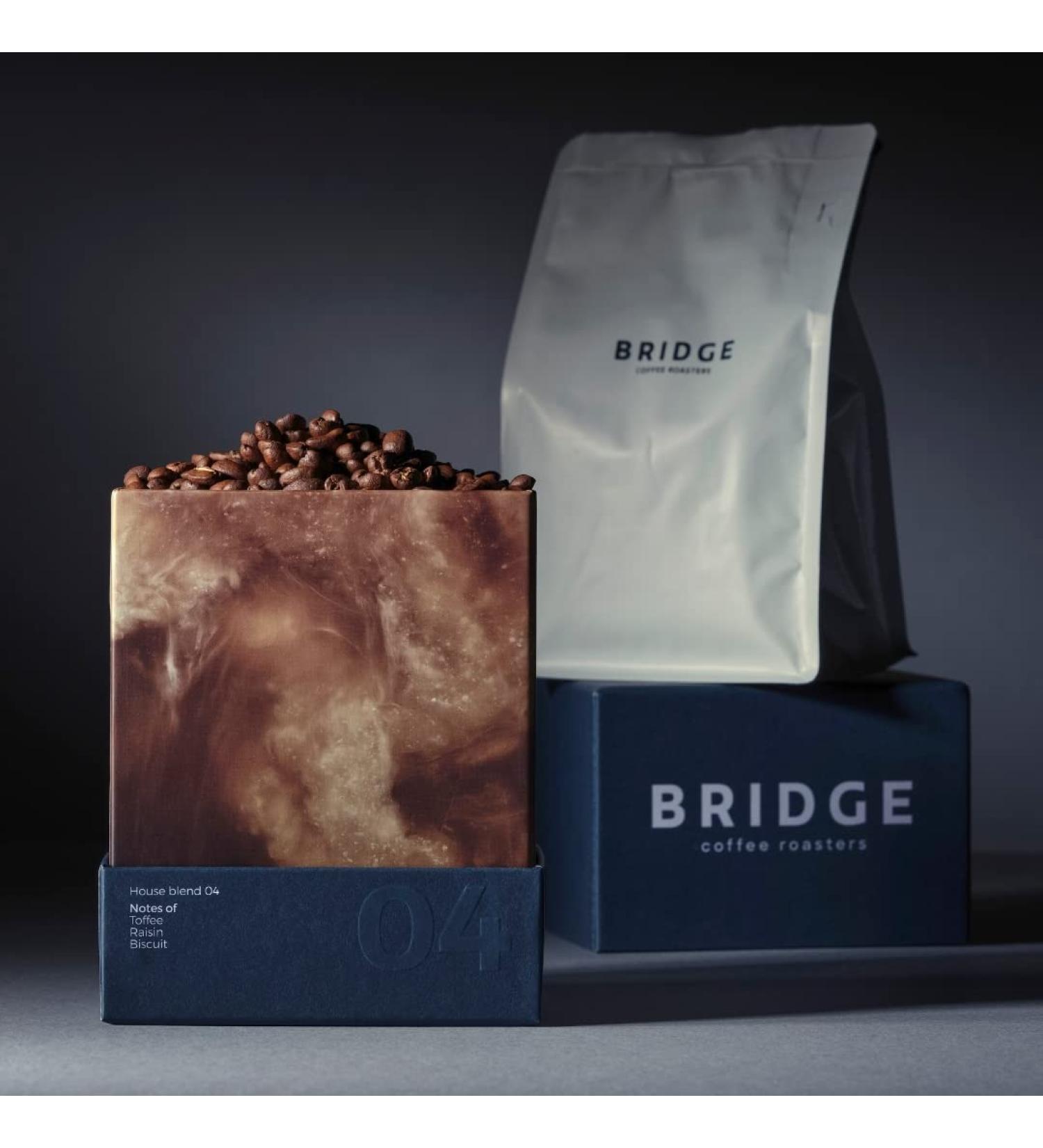 Bridge Coffee Roasters - House Blend 04 - Brazil/Peru (Whole Bean 500g) - Buy Online on SooperMarket.com