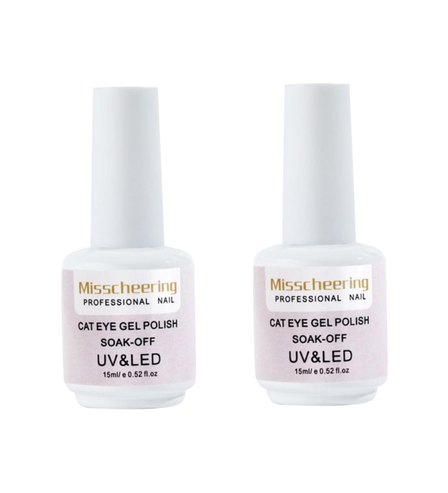 NOLITOY 2 Pcs Nail Gel Polish Cat Eye Nail Polish Gel Manicure Accessories Cat Eye Gel - Buy Online on SooperMarket.com