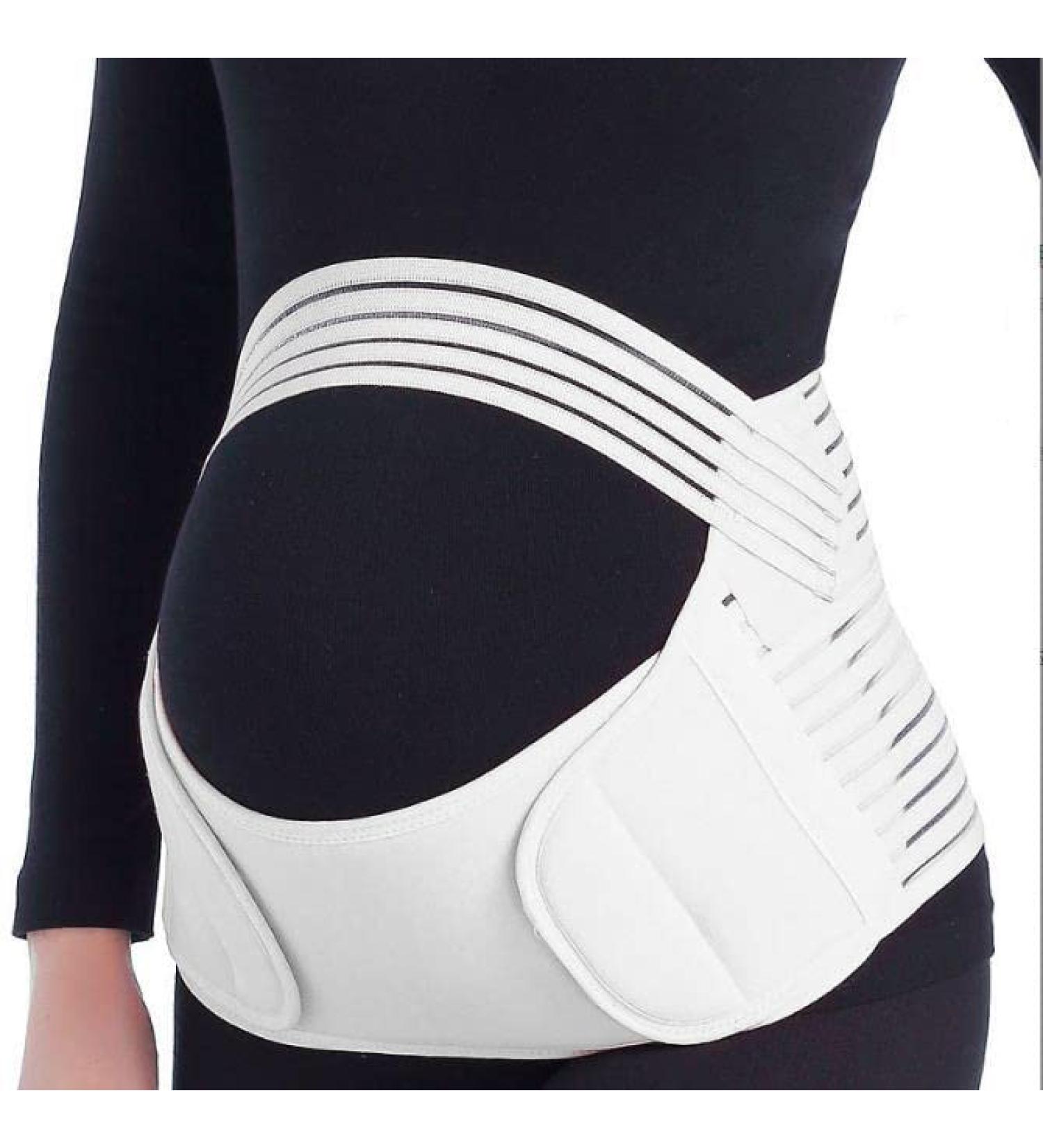 Jamila Maternity Belt - Pregnancy Support Waist Band for Back, Hip & Pelvic Pain Relief - White M - Buy Online on SooperMarket.com