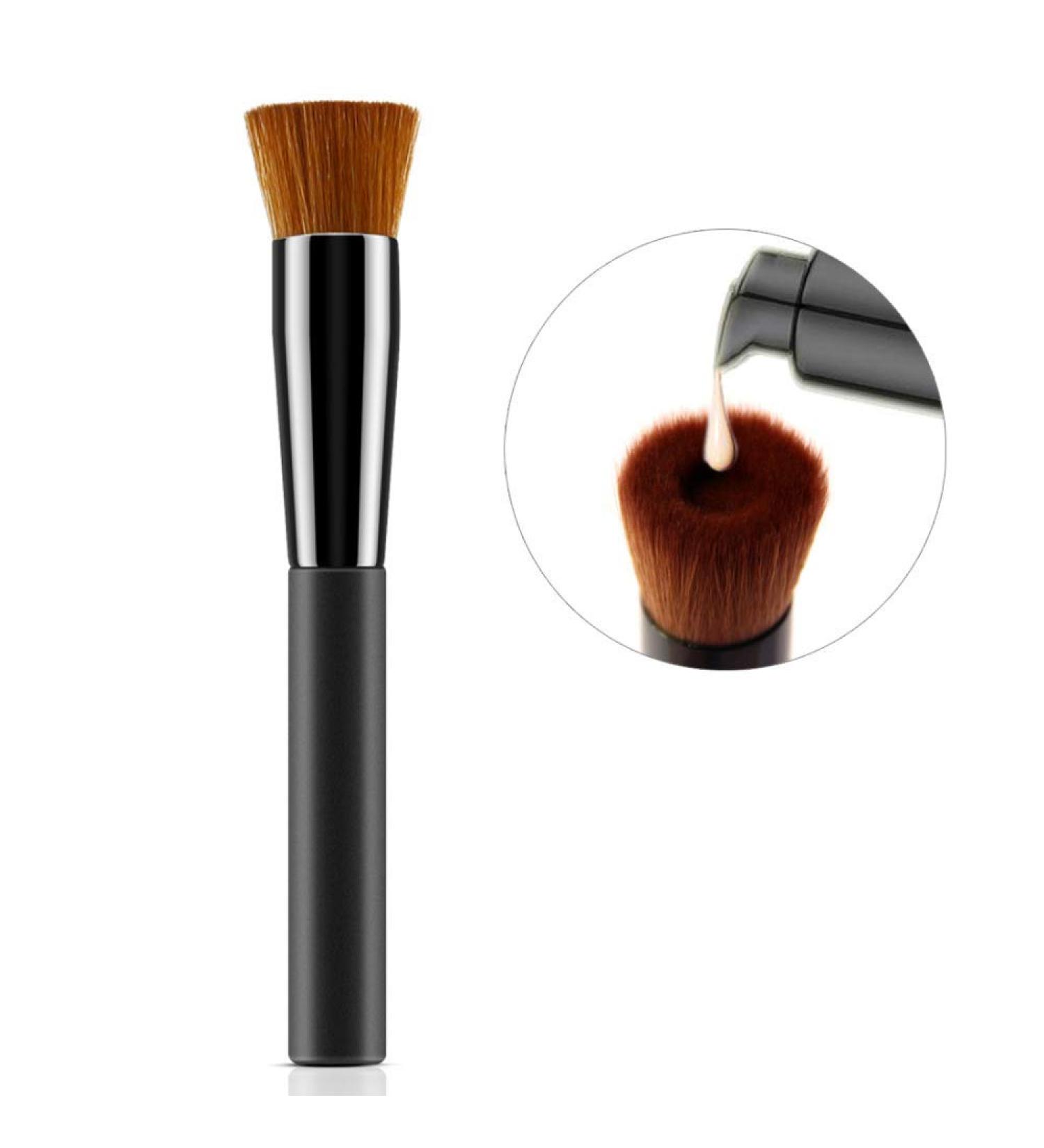 Professional Face Liquid Foundation Brush - Concave Makeup Tool for Girls | eCommerce Shipping Worldwide - Buy Online on SooperMarket.com