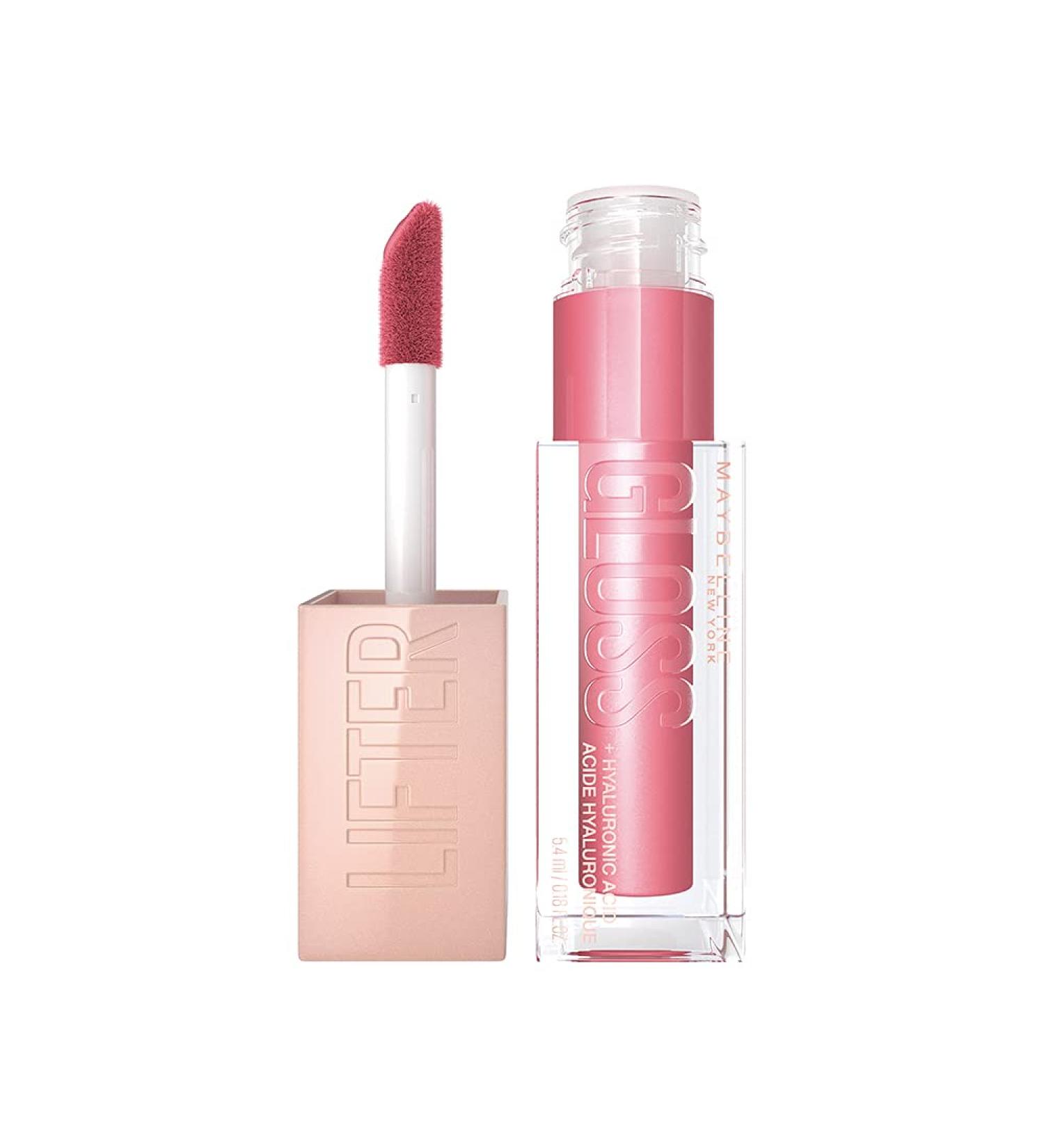 Maybelline Lifter Gloss Hydrating Lip Gloss with Hyaluronic Acid - Petal Warm Pink Neutral 0.18 oz - Buy Online on SooperMarket.com