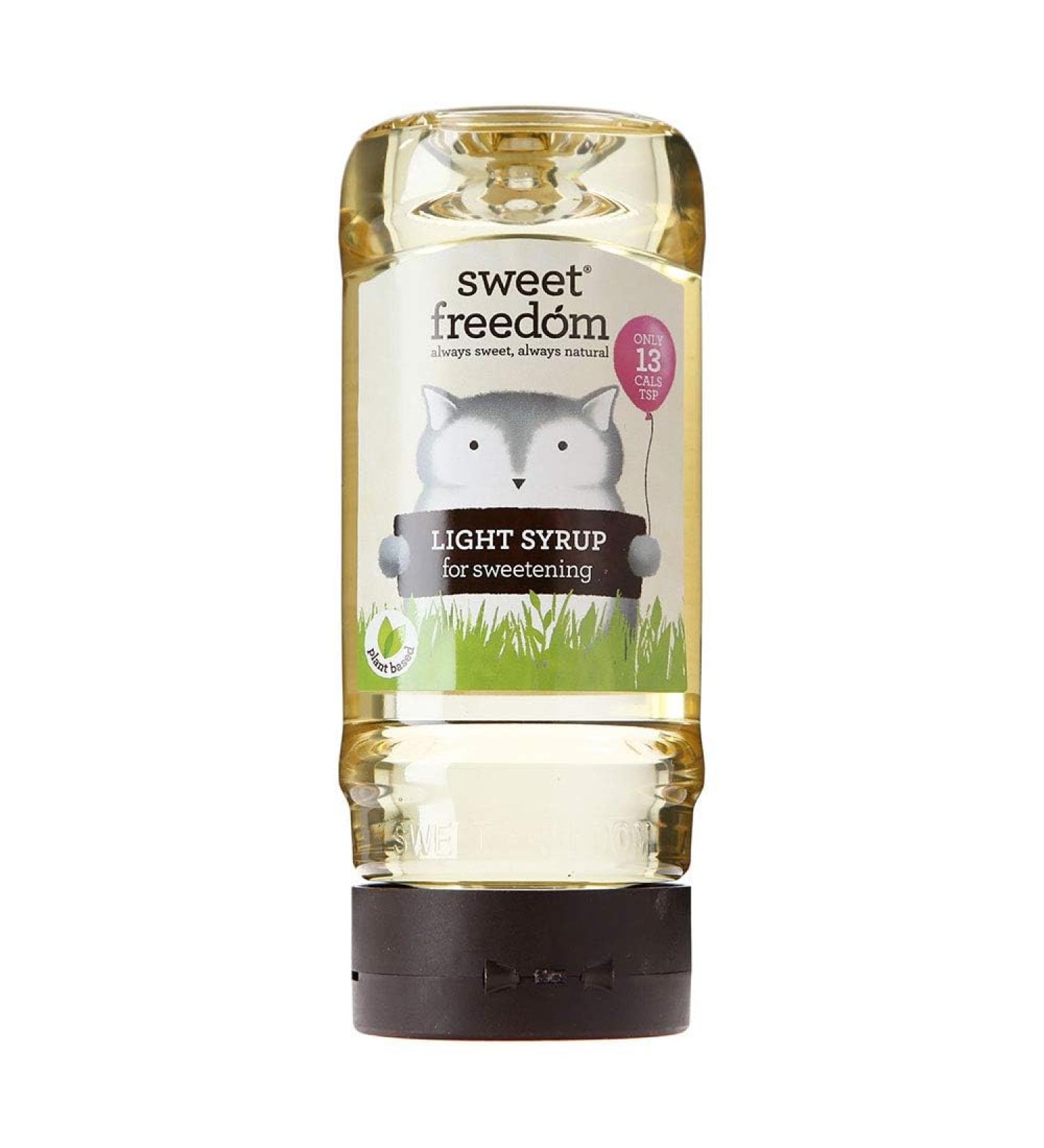 Sweet Freedom Light Syrup - Only 13 Calories - Perfect for Coffee, Drizzling, Frappes, Cocktails, Pancakes, Porridge - Vegan & Plant Based - 350g - Buy Online on SooperMarket.com