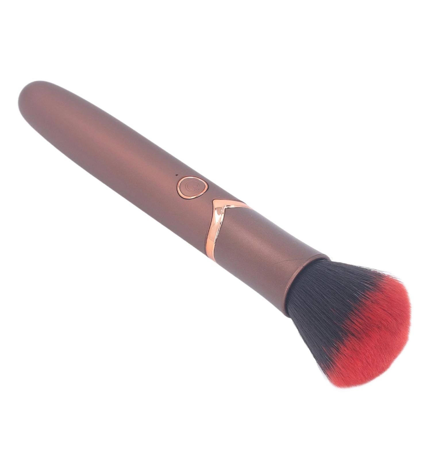 Blush Brush Electric Makeup Brush Portable Ergonomic Grip Safe 10 Levels for Airbrush for Contouring (Brown) - Buy Online on SooperMarket.com