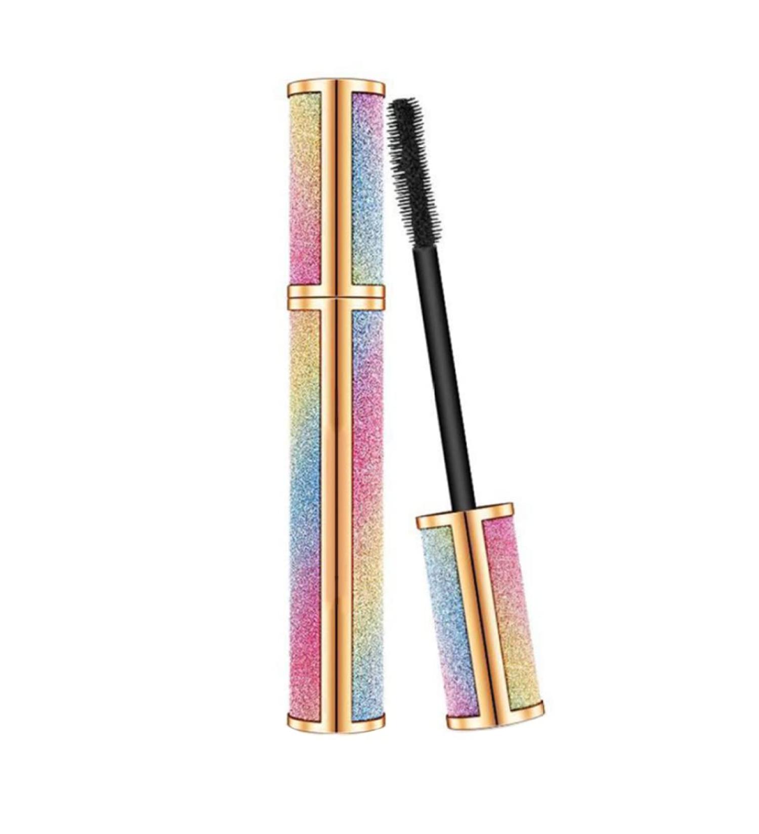 Mascara Black Silk Fiber Eyelashes Thick Extension Mascara 4D Long Waterproof Eyelash Brush Makeup Tool Cosmetics for Eye 8G Mascara - Buy Online on SooperMarket.com