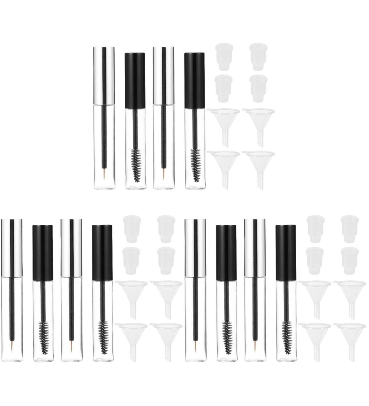 KALLORY 6 Sets Mascara Tube Clear Eyelash Mascara Eyelash Wand Tube Mascara Wand Sample Self Made Travel 10.5X1.5CMx3pcs Assorted Colorx3pcs - Buy Online on SooperMarket.com