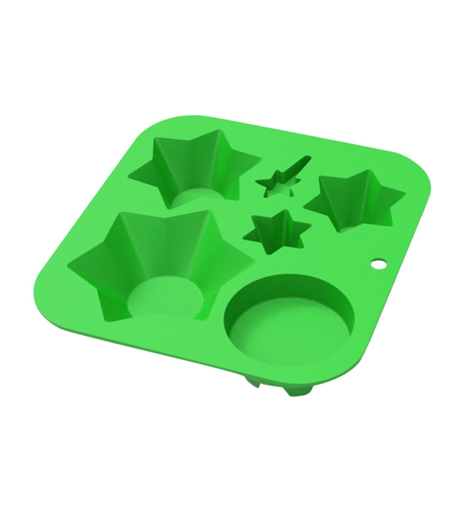 Cabilock Candy Chocolate 2pcs Biscuit Mold Silicone Molds Silicone Cake Baking DIY Mold Simple Mold Grill Plate Epoxy Resin - Buy Online on SooperMarket.com