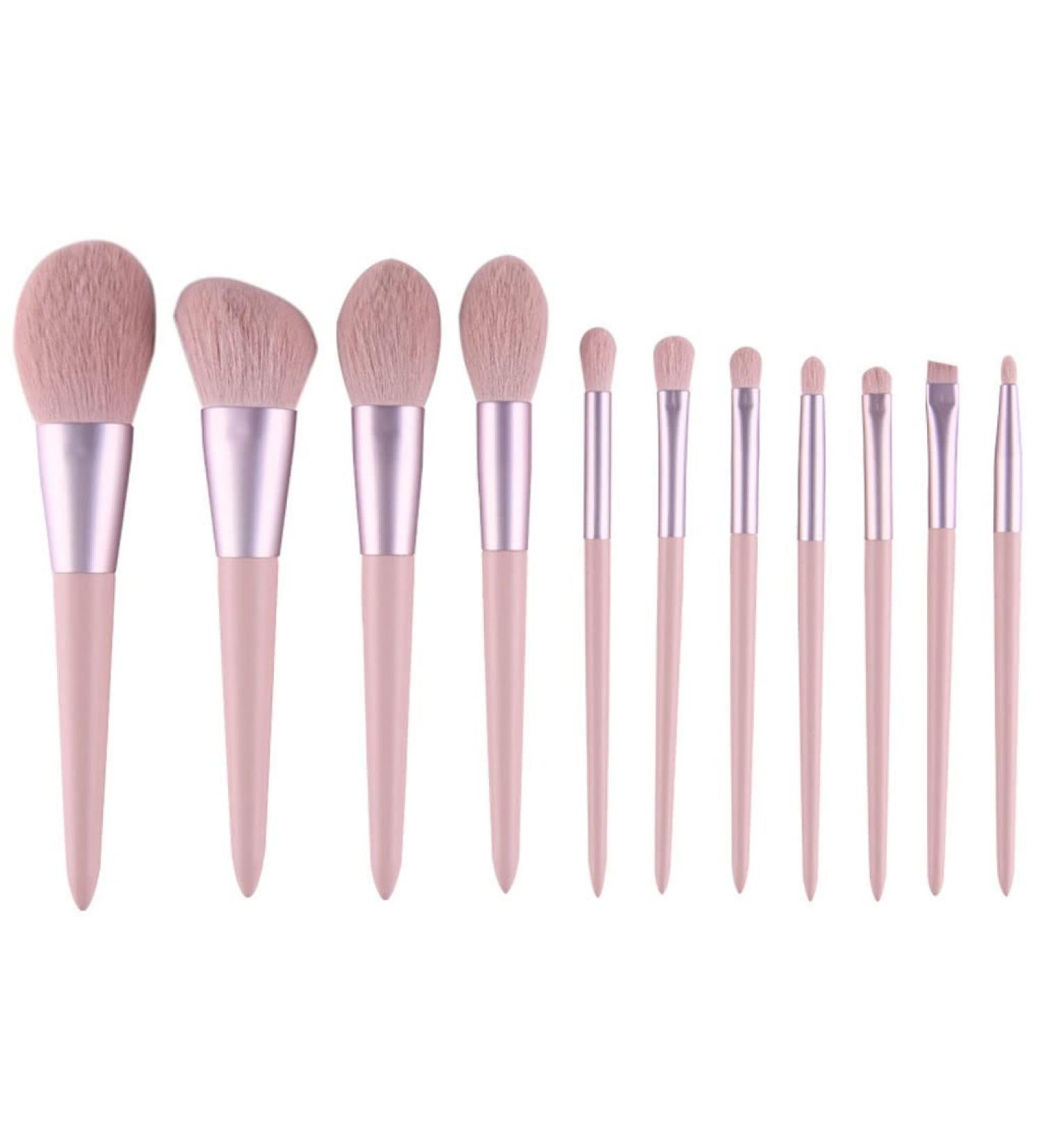 DFHBFG 11-Piece Makeup Brush Set - Premium Eye Shadow Blush & Powder Tools for Flawless Beauty - Buy Online on SooperMarket.com