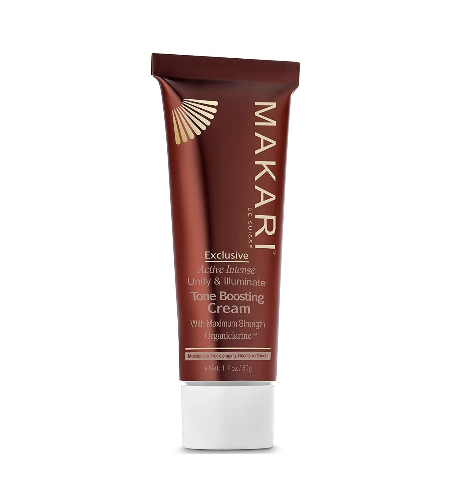 Makari Exclusive Active Intense Tone Boosting Face Cream 1.7 oz | Skin-Brightening & Moisturizing | Reduces Wrinkles | For Dry, Normal, & Mature Skin - Buy Online on SooperMarket.com