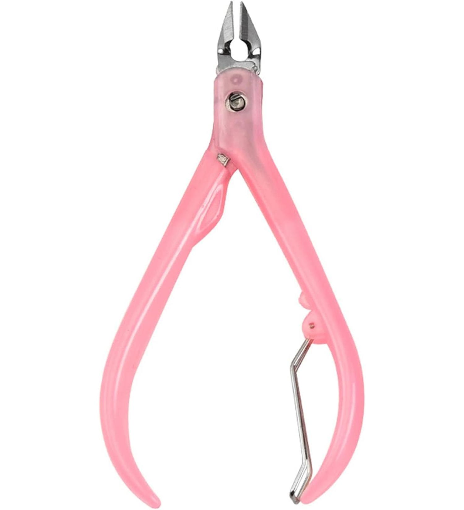 Pink Nail Clipper Cuticle Trimmer Cuticle Nippers Professional Stainless Steel Cuticle Cutter Clipper Durable Pedicure Manicure Tools for Fingernails and Toenails Foot Hand and Nail Care - Buy Online on SooperMarket.com
