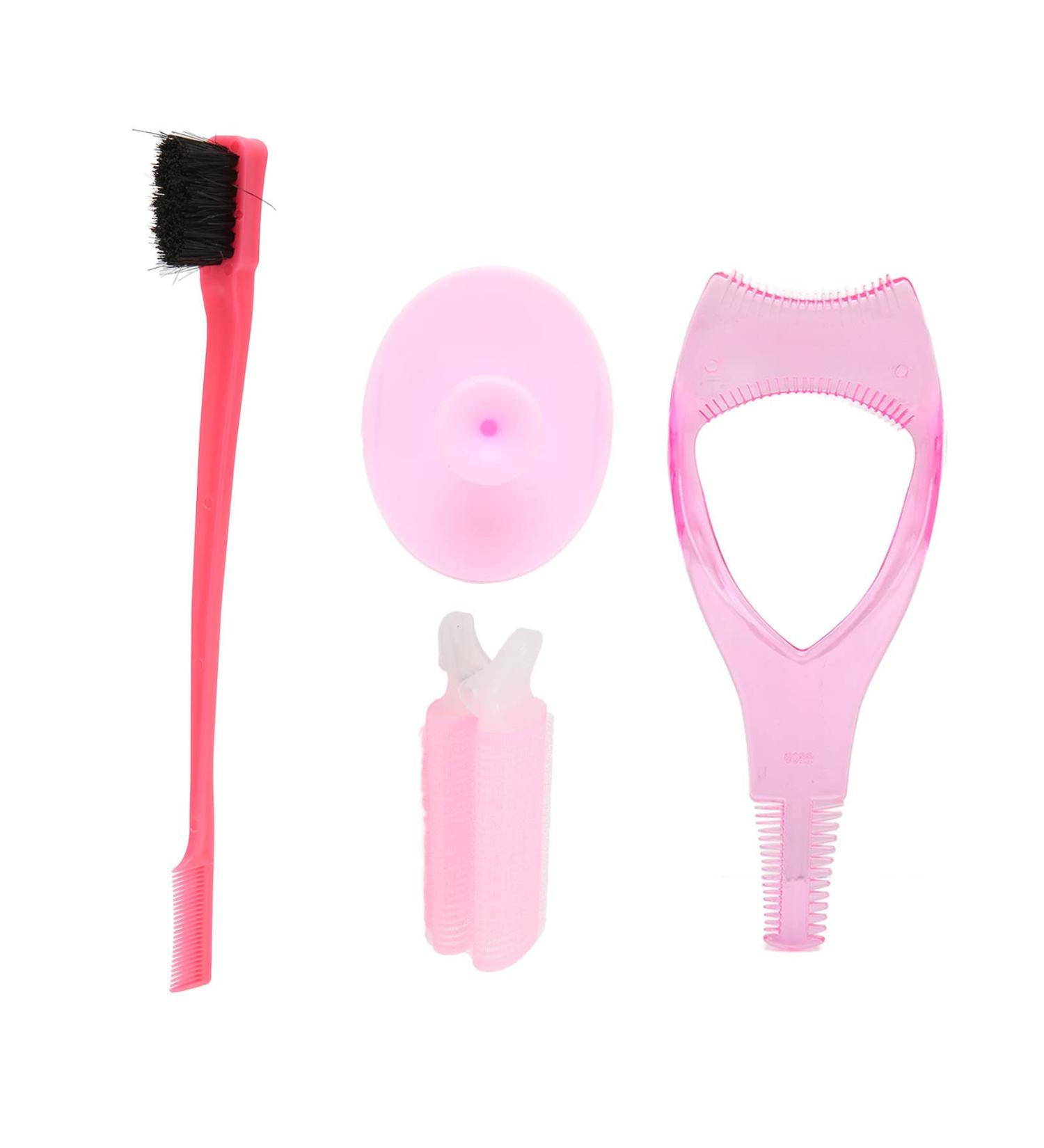 Premium Hair Curler & Beauty Set - Hair Dressing Face Cleaning Brush Eyebrow & Eyelash Tools - International Shipping - Buy Online on SooperMarket.com