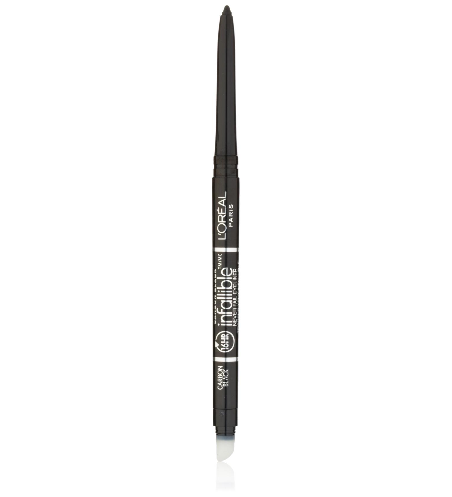 L'Oreal Infallible Mechanical Eyeliner 591 Carbon Black - Long-Lasting Precision 0.008 oz (240 mg) - Buy Online on SooperMarket.com