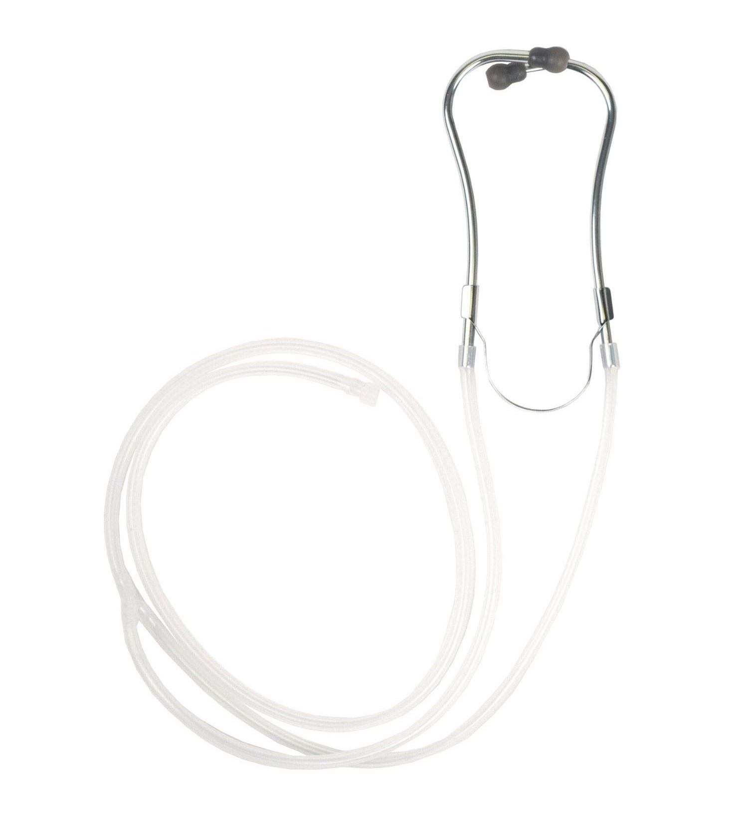 Ozone Stethoscope Accessory - Silicone Tube Soft Ear Plugs & Male Luer Lock for Enhanced Comfort | International Shipping Available - Buy Online on SooperMarket.com