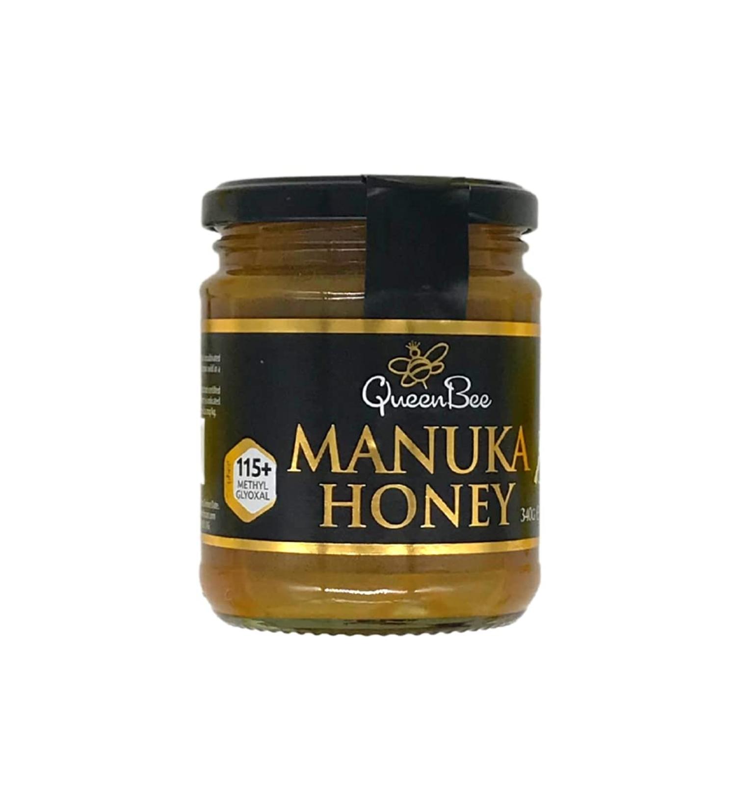 Queen Bee Manuka Honey 115+ Methylglyoxal 340g - Buy Online on SooperMarket.com