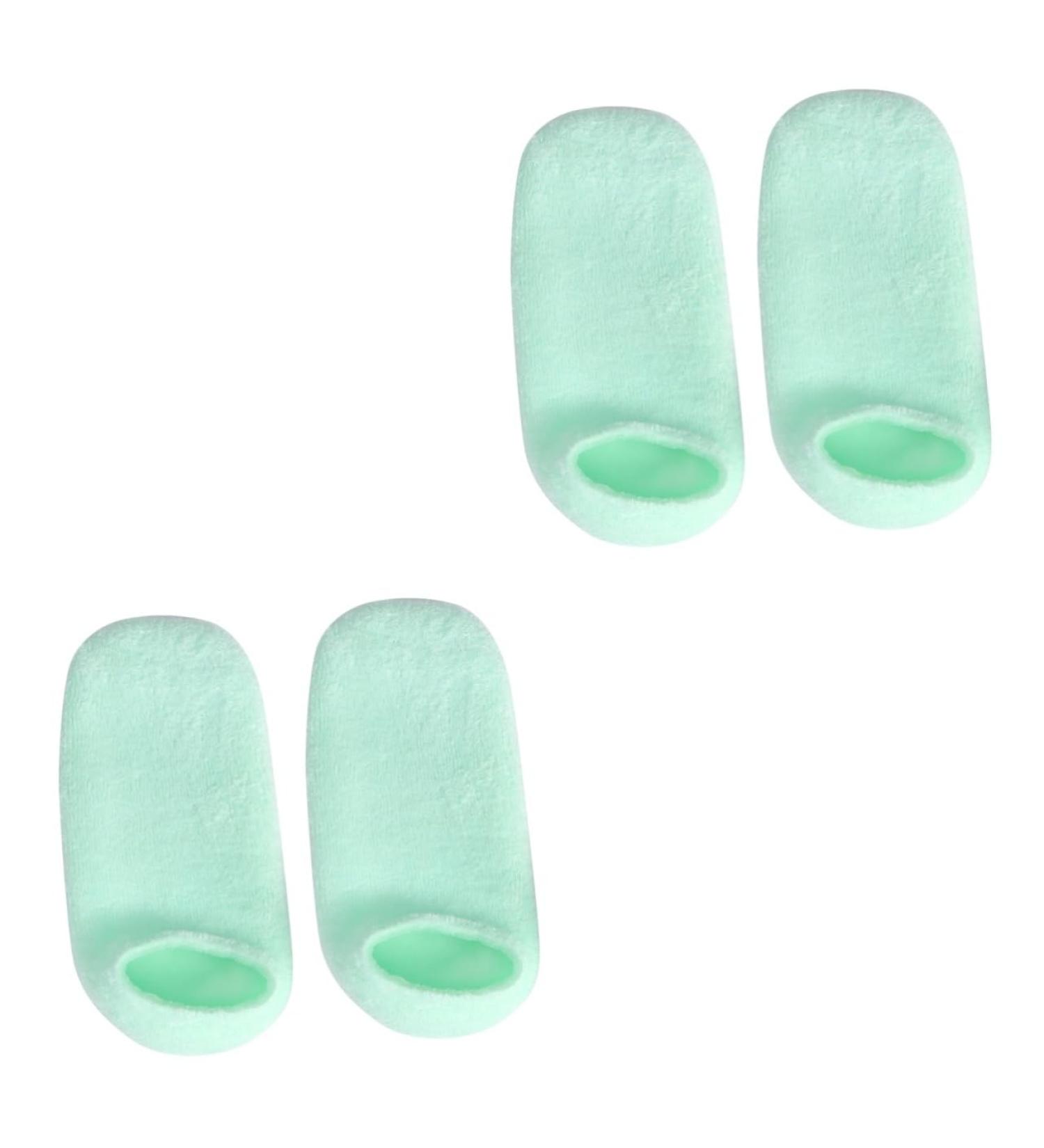 minkissy 2 Pairs Hard Feet Socks Gel Socks for Cracked Heels Cracked Heels Guard Gel Socks for Moisturising Feet Gel Moisturizing Socks Spa Feet Sleeves Dry Feet Socks Earth Anti-Crack - Buy Online on SooperMarket.com
