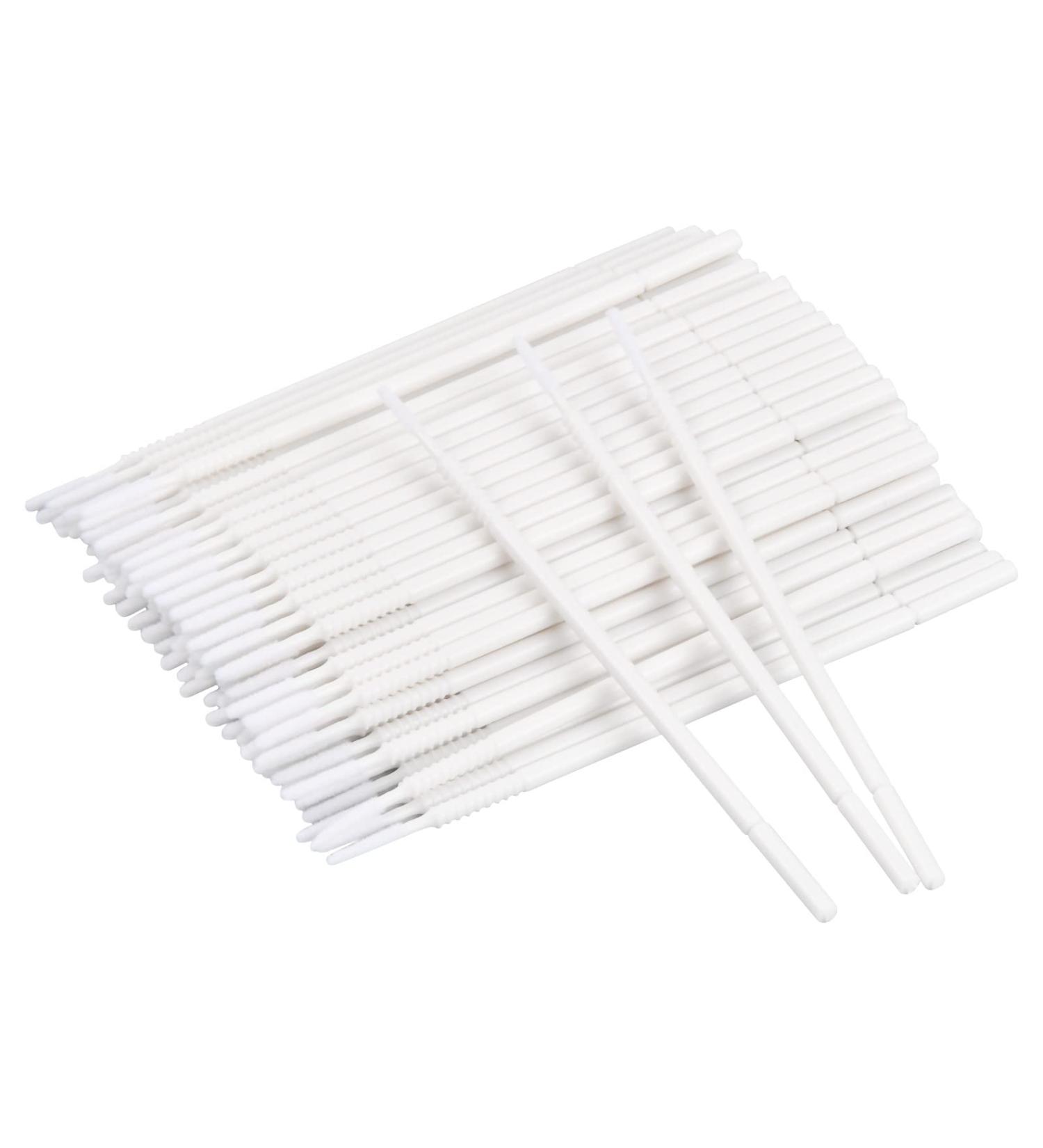 100 Pieces Easy Eyehip Extension Brush - Micro Applicator Makeup Cleaning Stick & Eyelash Lifting Accessories (White) - Best for Precision Application - Buy Online on SooperMarket.com