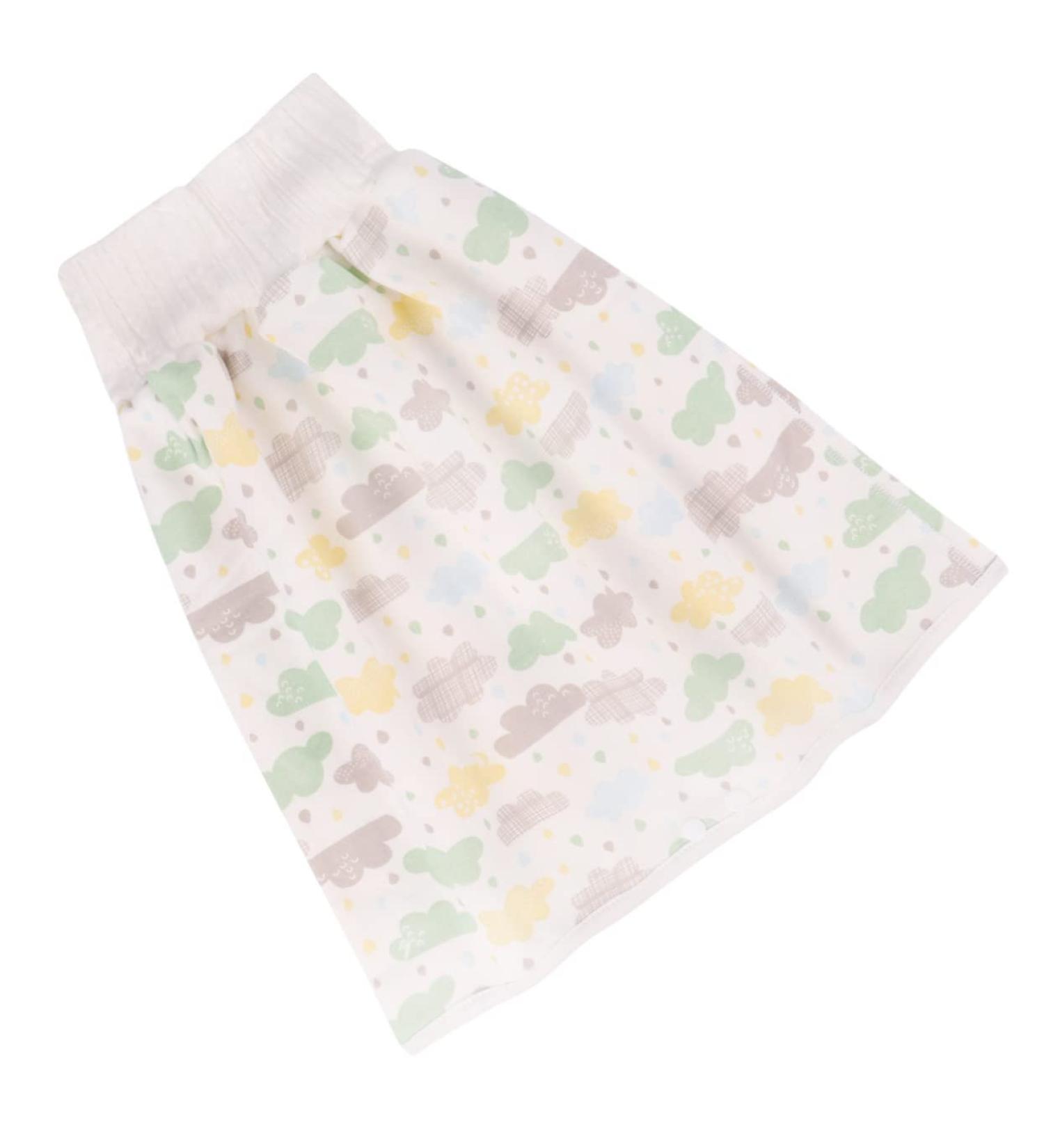 iBasenice 1pc Diaper Skirt: Anti-Leak, High-Waisted, Reusable Nappy Pants for Toddler - Green - Buy Online on SooperMarket.com