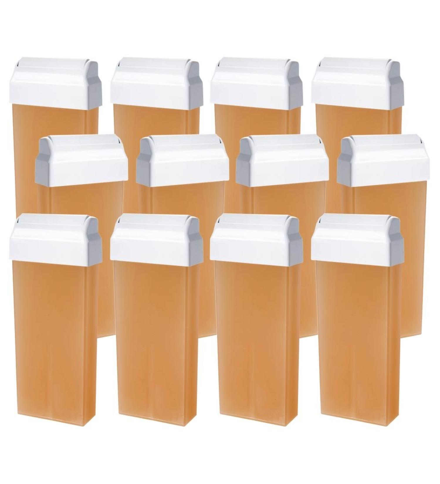 Wax cartridge Decor Natural with large roller 100 ml 12 pieces