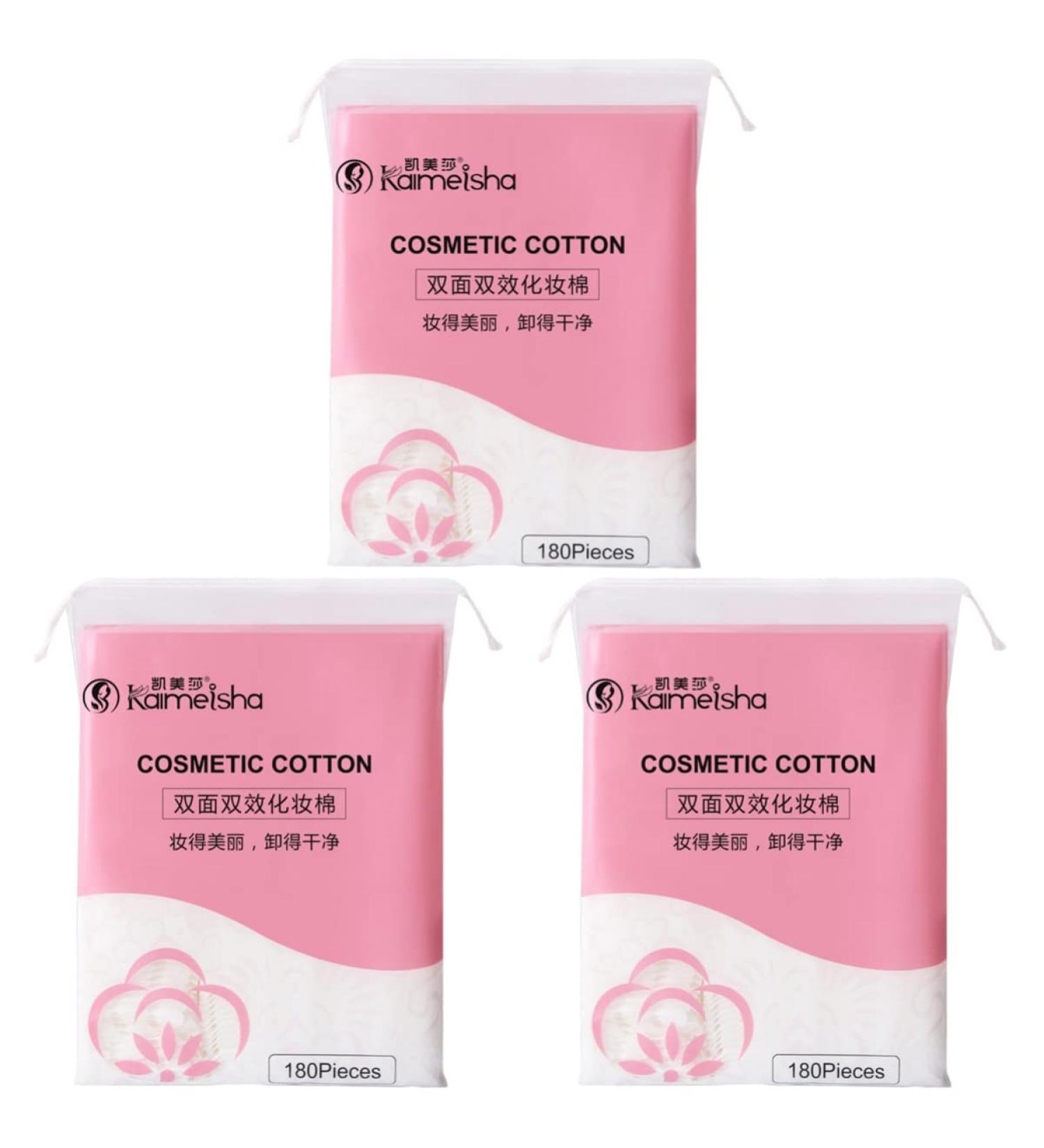 Minkissy 540 Pcs Facial Cotton Pads - Disposable Face Wipes for Cleansing & Makeup Removal | Travel-Friendly Accessories - Buy Online on SooperMarket.com