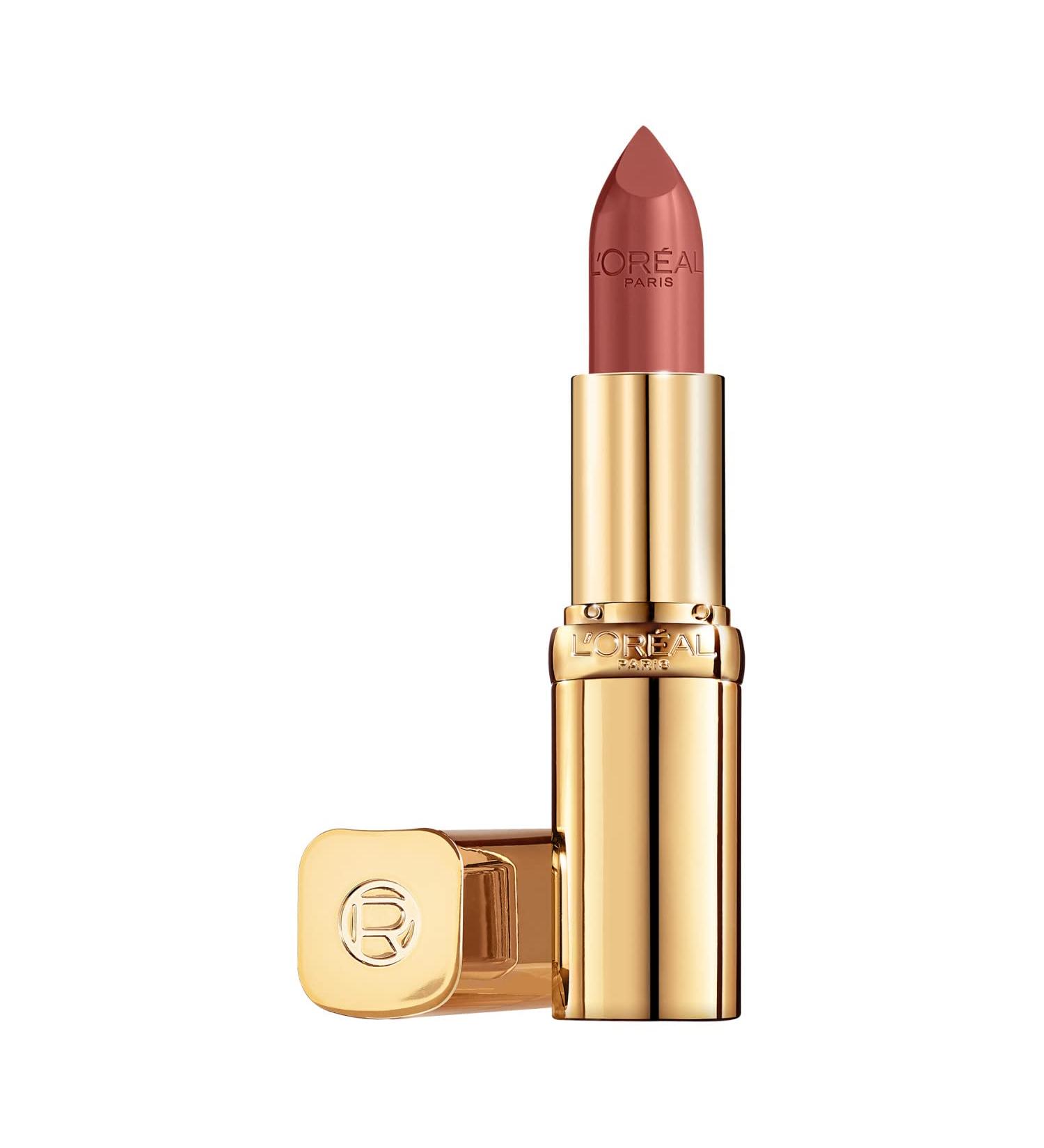 L'Or al Paris Color Riche Satin Smooth Lipstick Moisturising Pure Pigment Lip Colour With Omega 3 & Vitamin E 107 Seine Sunset 107 Seine Sunset 1 count (Pack of 1) - Buy Online on SooperMarket.com