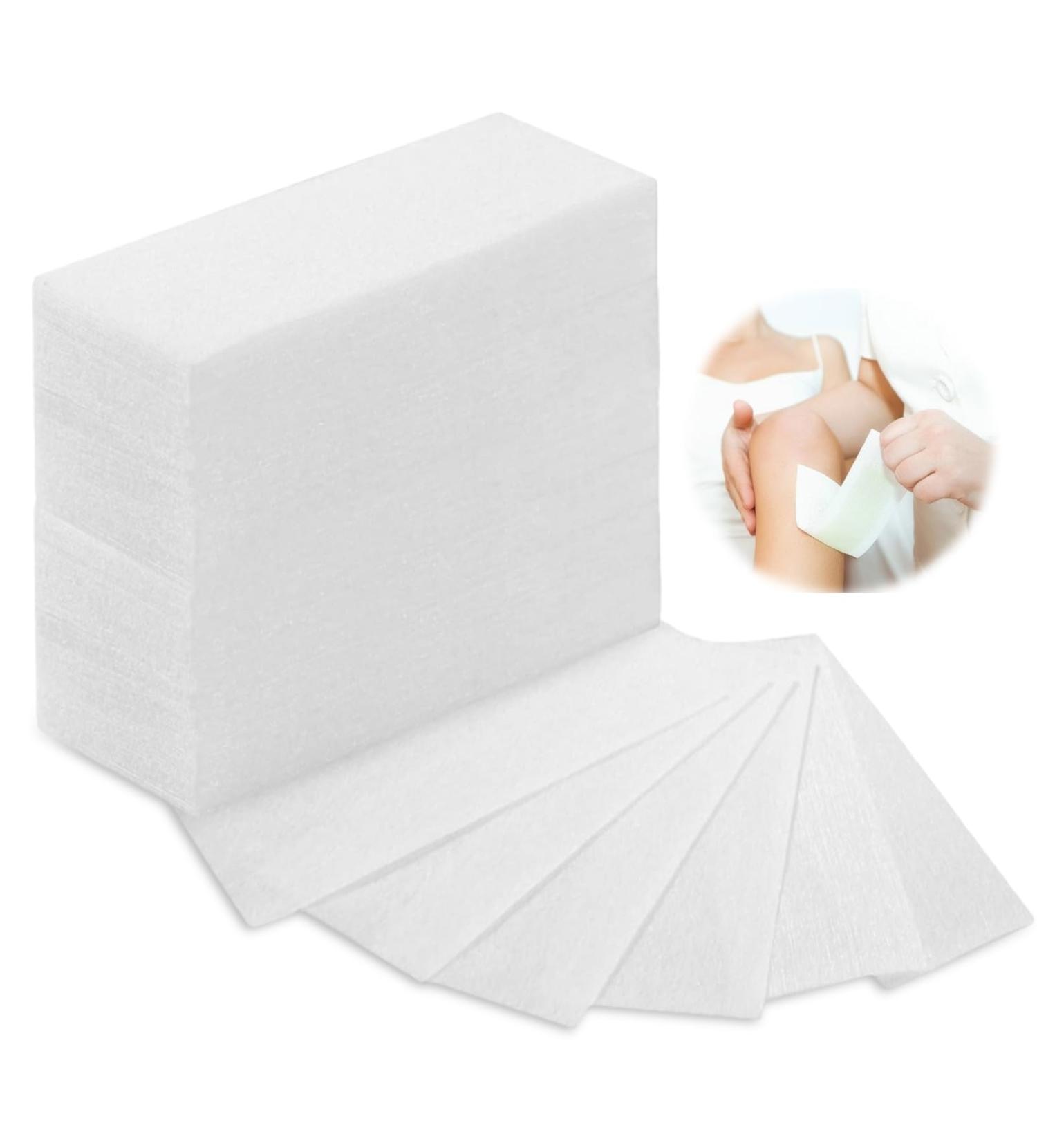 400Pcs Wax Strips Paper Eyebrow Wax Strip Paper Leg Wax Strips Paper Non Woven Wax Strips Facial and Body Hair Removal Waxing Strips Epilating Wax Strip Paper for Bikini Arms Legs Underarm Hair - Buy Online on SooperMarket.com