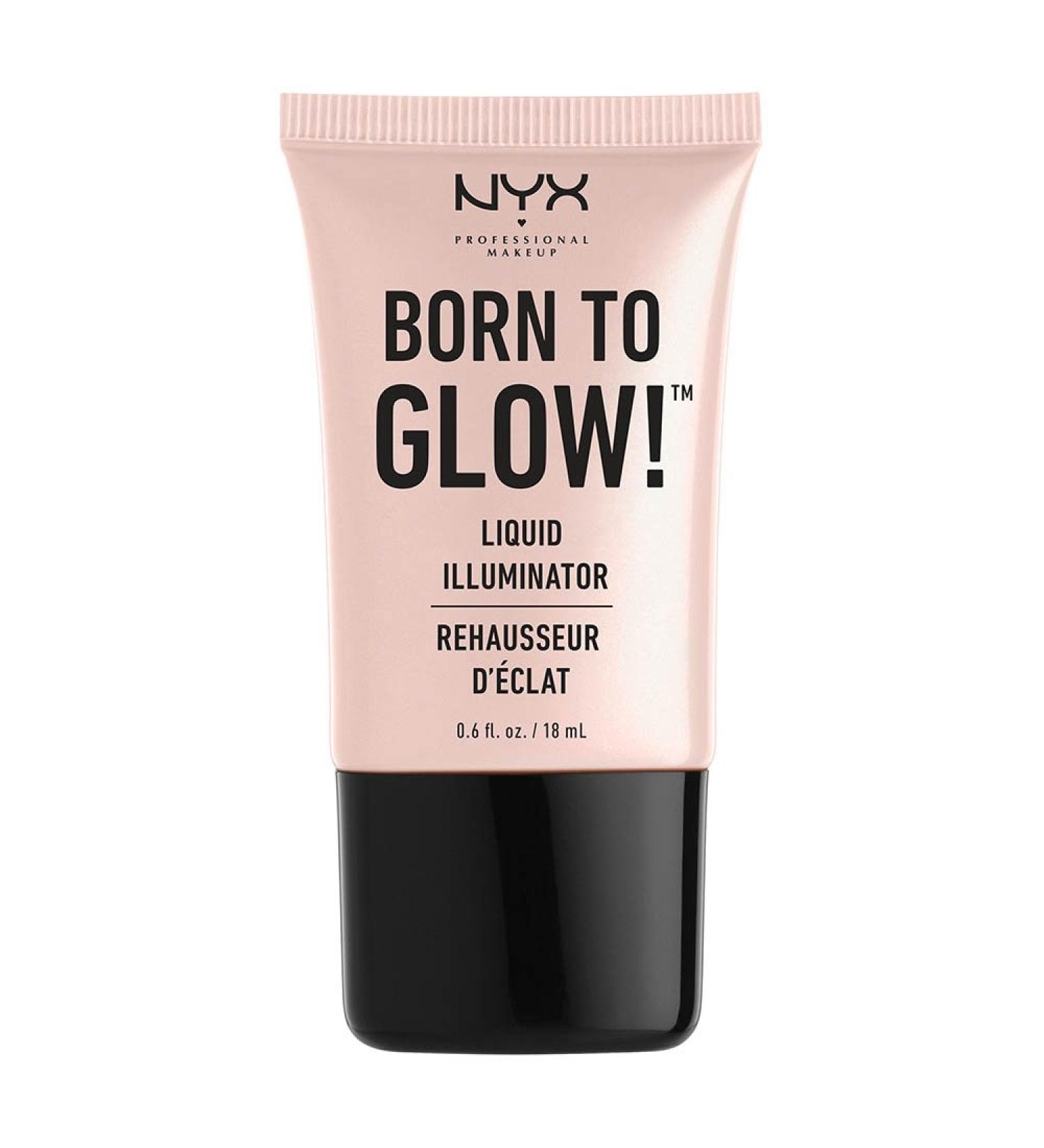 NYX Born to Glow Liquid Illuminator - Sun Beam 01 - 18ml - Vegan Formula - Buy Online on SooperMarket.com